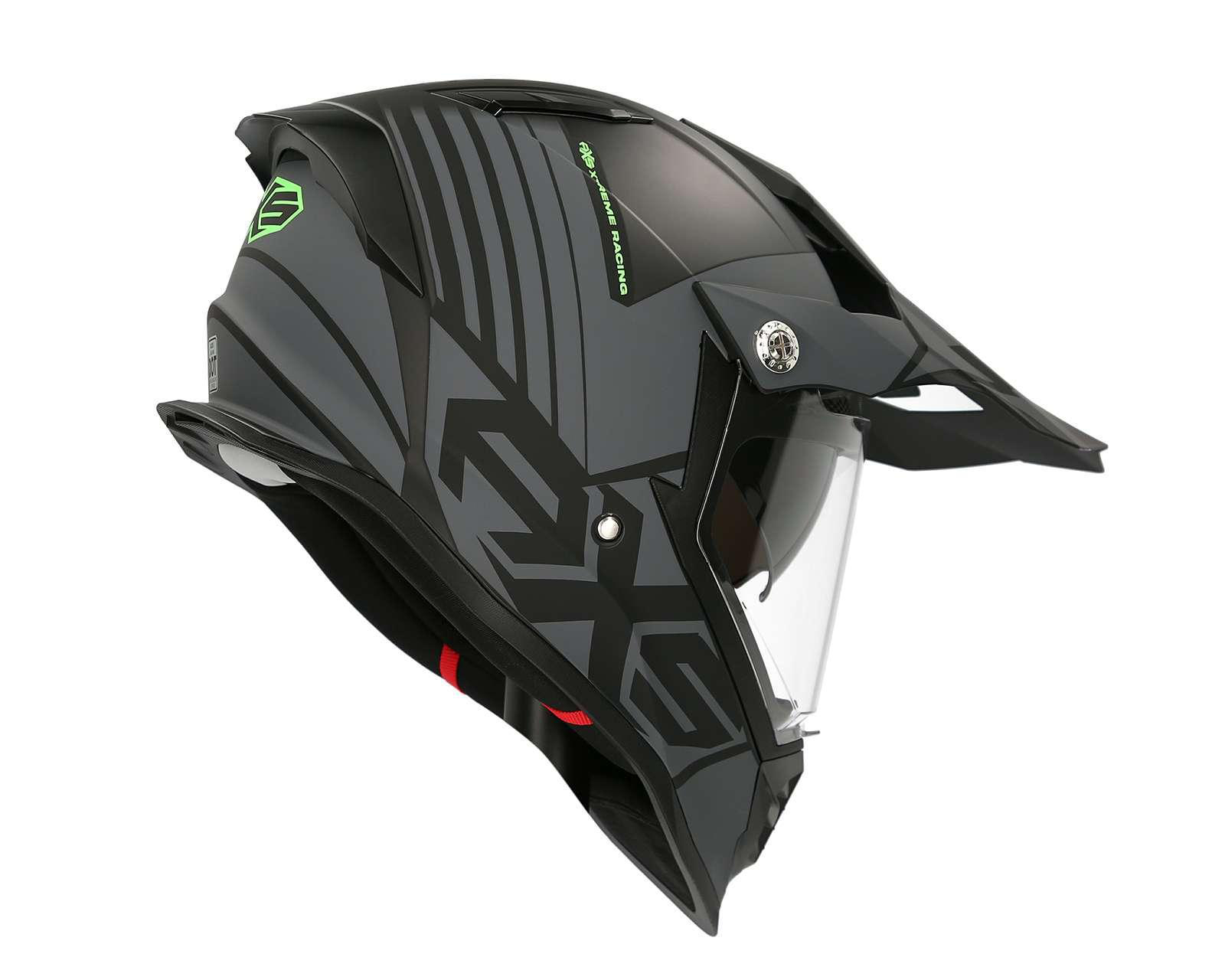 Foto 5 | Casco para Motociclista Axus Extragrande Abatible Negro