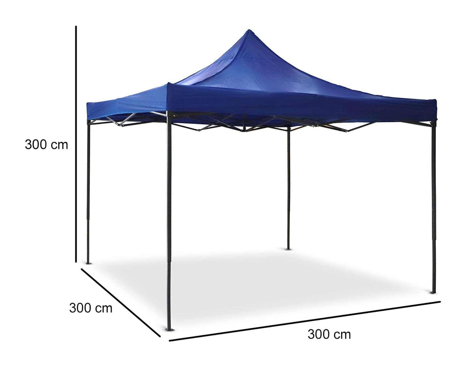 Foto 9 pulgar | Toldo Congo 300 x 300 x 300 cm con Malla Azul