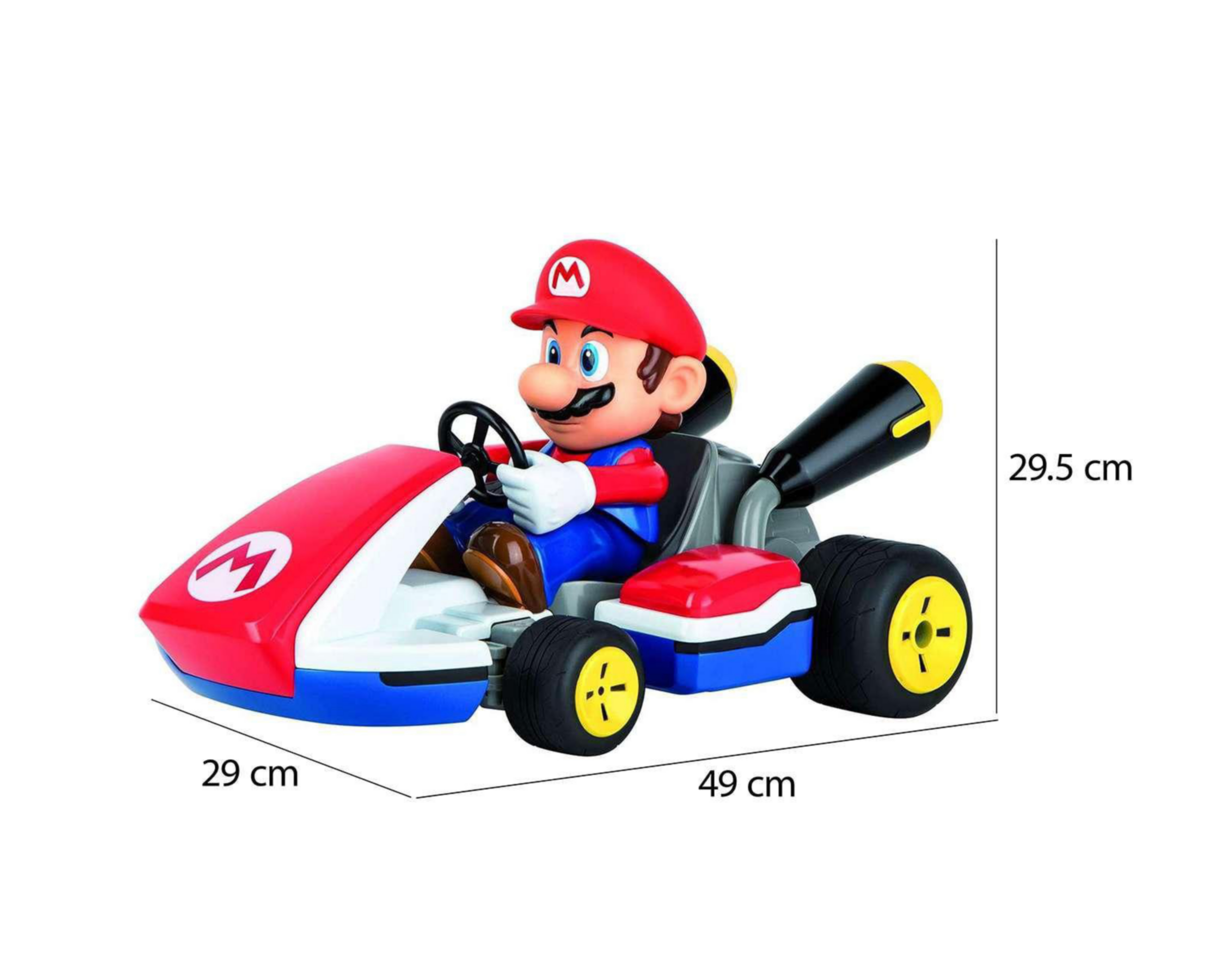 Foto 5 pulgar | Carro Control Remoto Carrera Mario Kart TR/C