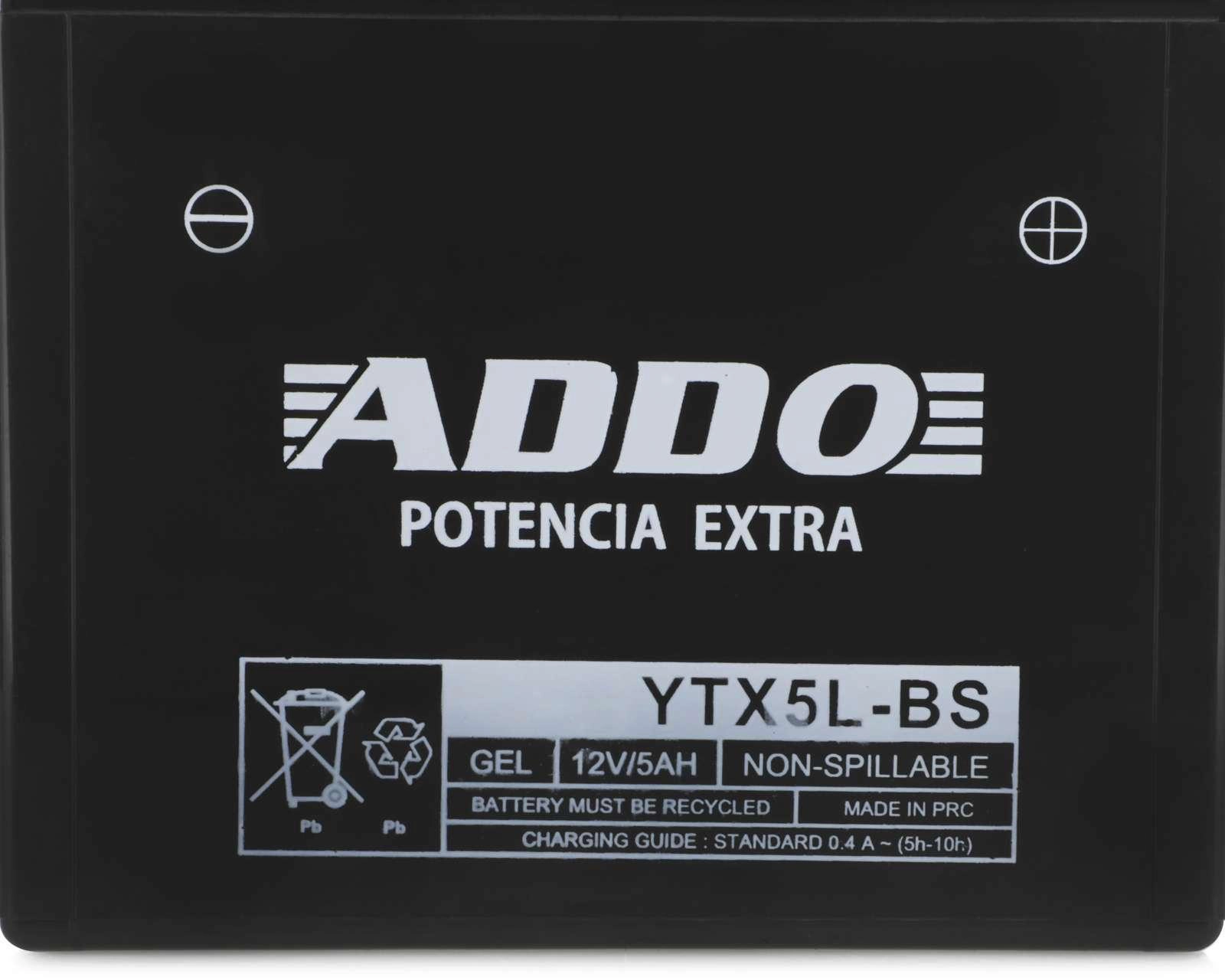 Foto 6 pulgar | Batería para Motocicleta Addo 12 Volts