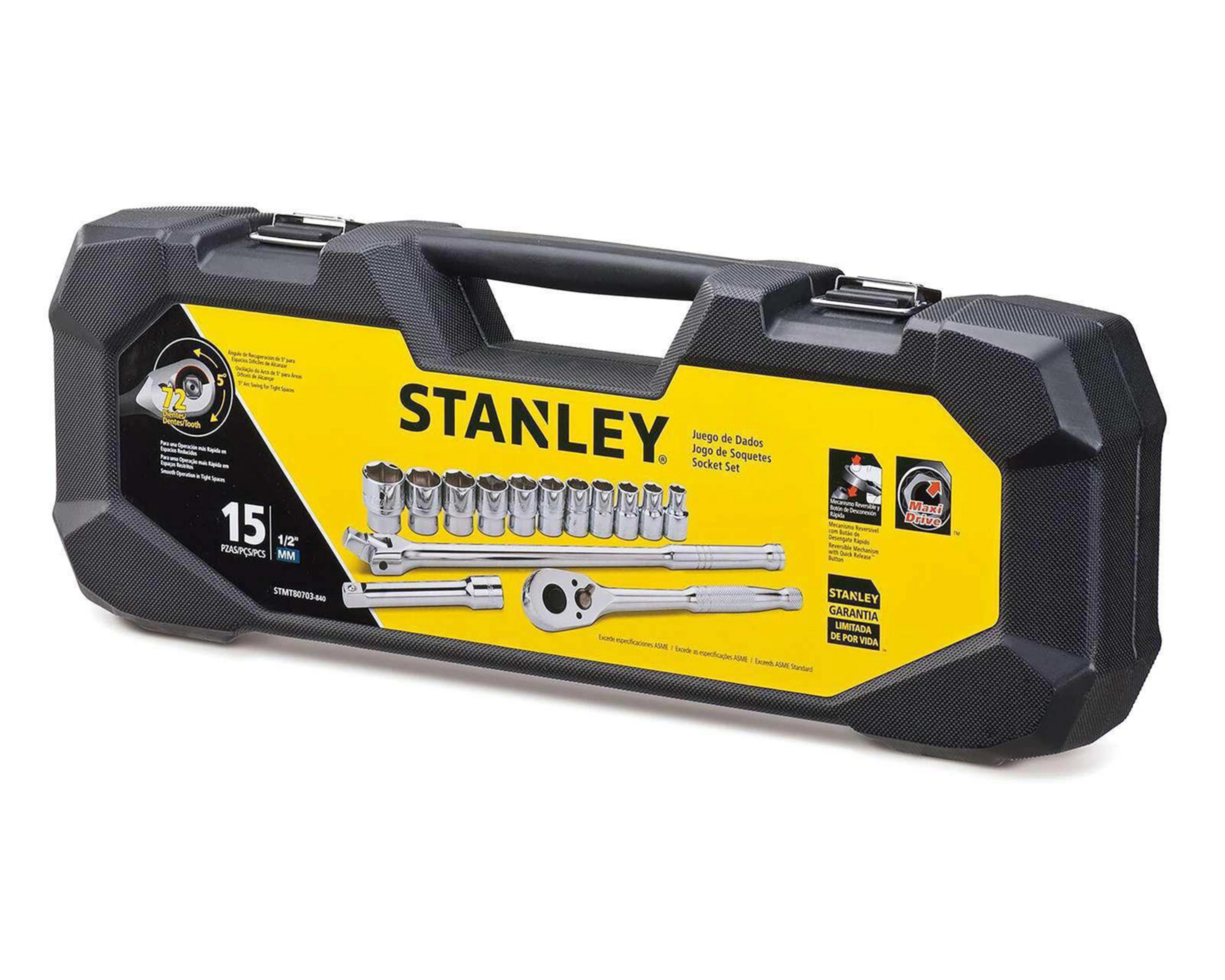 Foto 6 | Juego de Dados Stanley STMT80703-840 15 Piezas