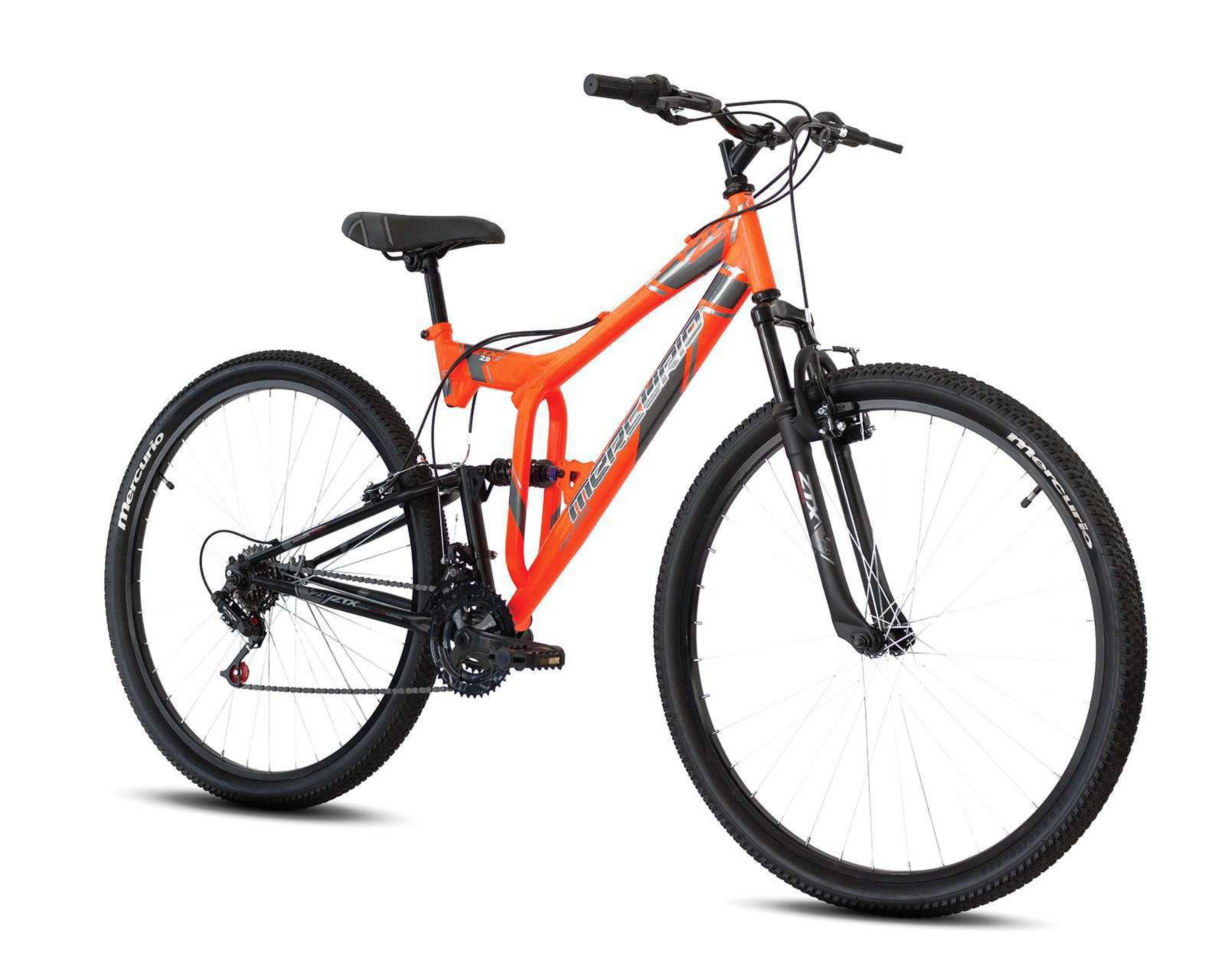 Foto 2 pulgar | Bicicleta de Montaña Mercurio ZTX DH 29" Anaranjada