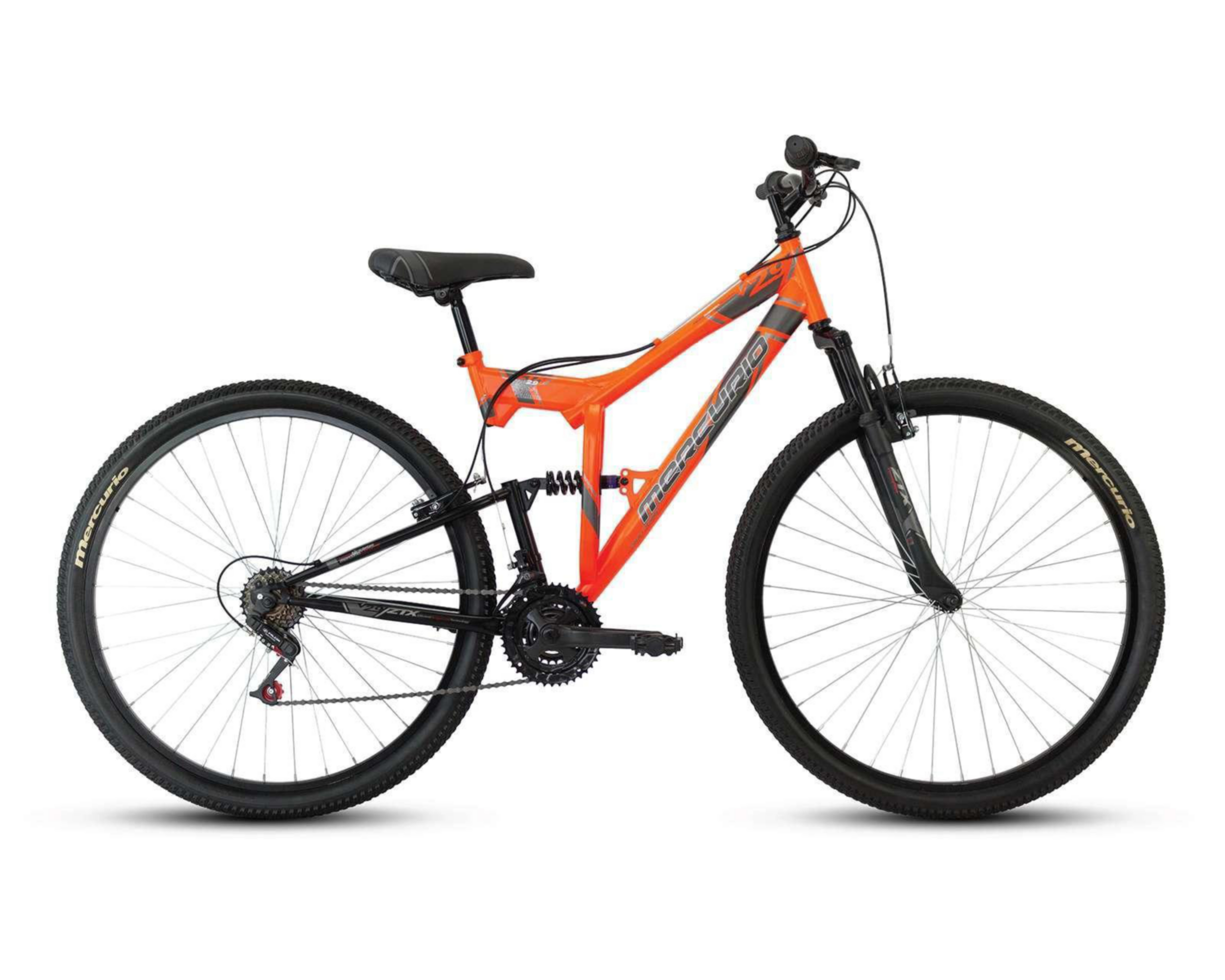 Foto 3 pulgar | Bicicleta de Montaña Mercurio ZTX DH 29" Anaranjada