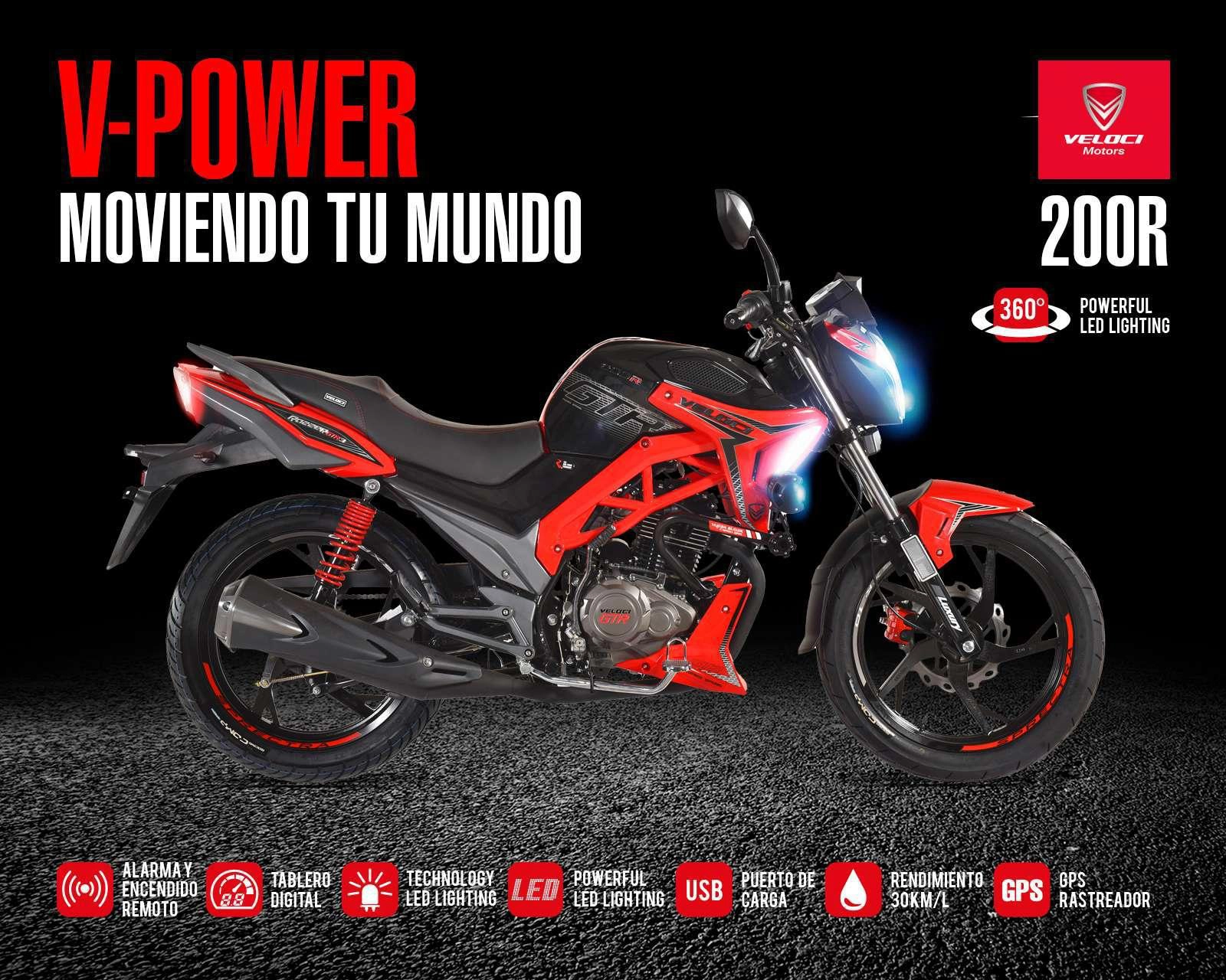 Foto 4 pulgar | Motocicleta Veloci Razzer 200 cc 2023