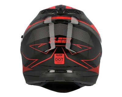 Foto 4 | Casco para Motociclista Sleek Grande Negro