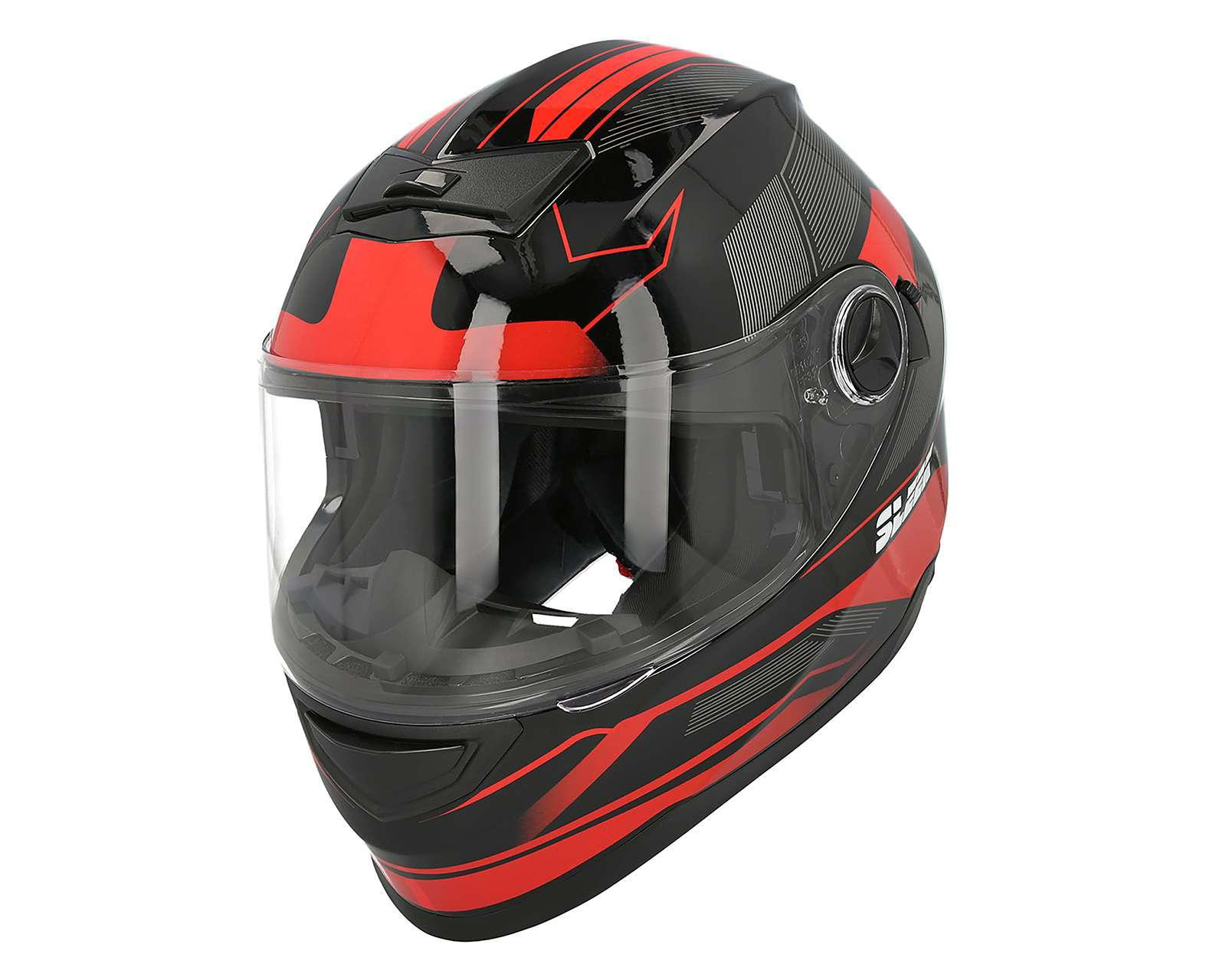 Foto 2 pulgar | Casco para Motociclista Sleek Extra Grande Negro