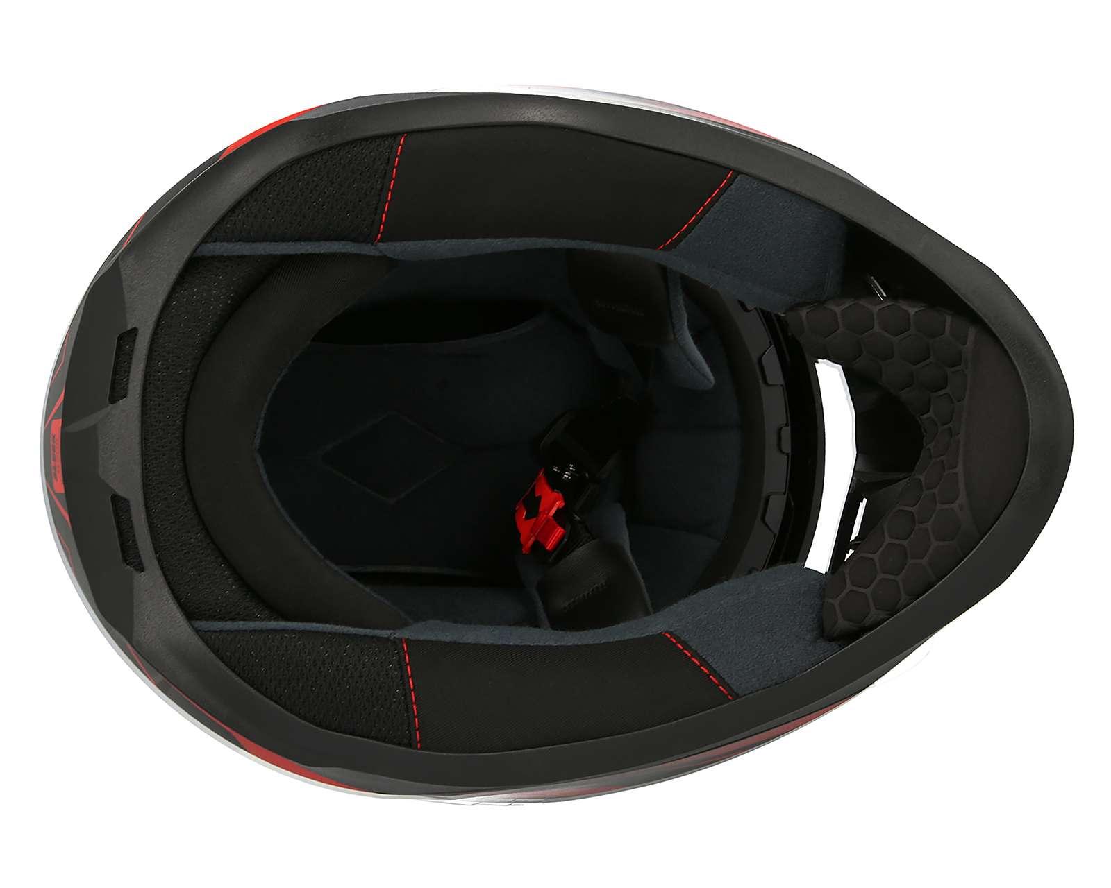 Foto 8 pulgar | Casco para Motociclista Sleek Extra Grande Negro