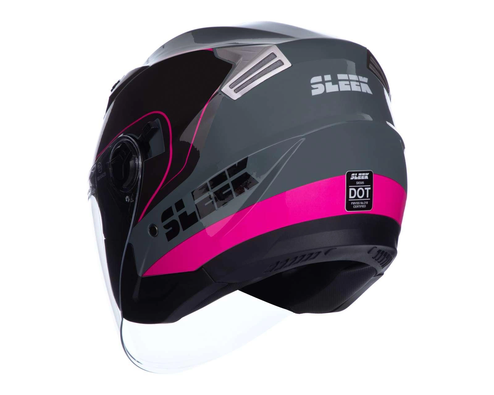 Foto 4 pulgar | Casco para Motociclista Sleek Grande