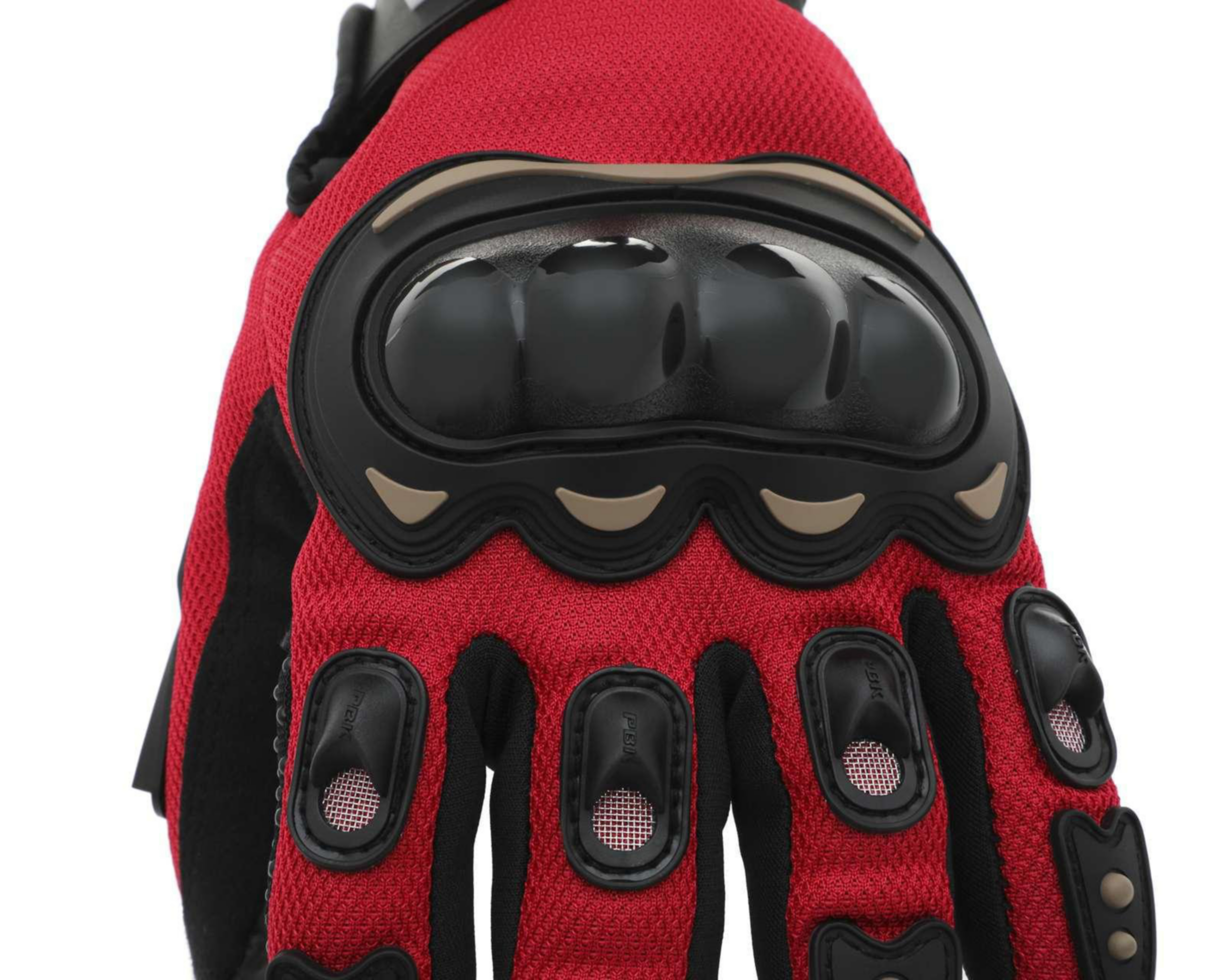 Foto 6 pulgar | Guantes para Motociclista Brumm Medianos color Rojo