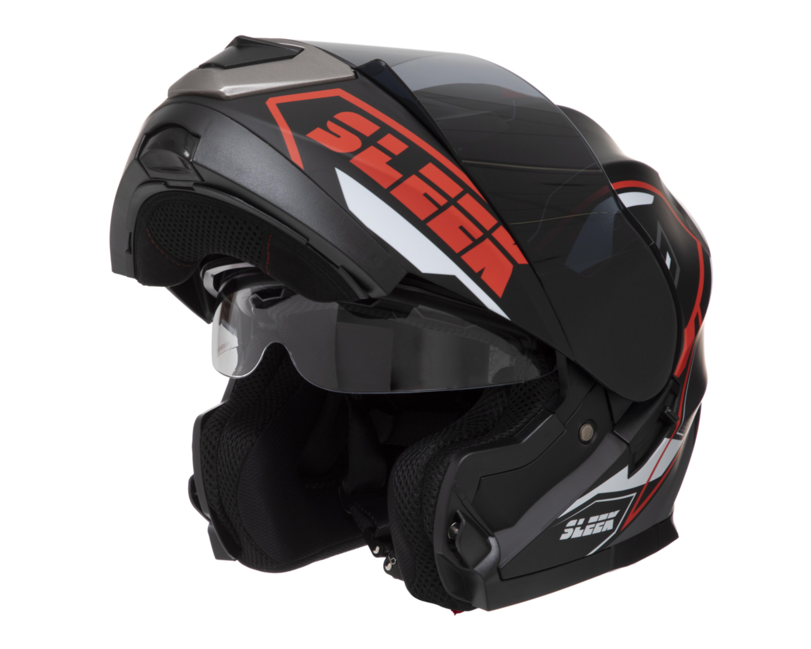 Casco para Motociclista Sleek Grande Negro