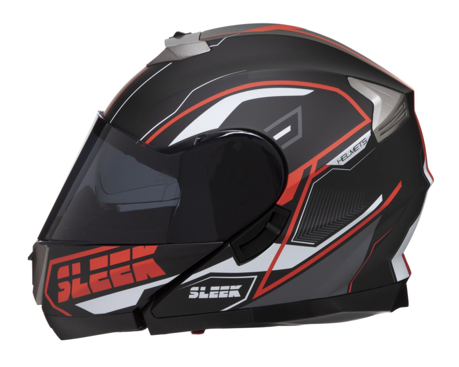 Foto 4 pulgar | Casco para Motociclista Sleek Grande Negro