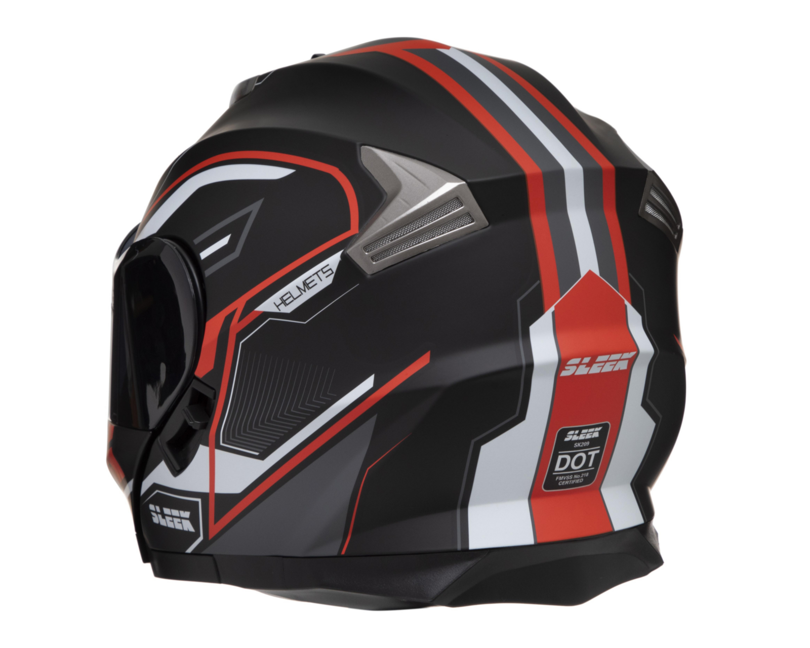 Foto 4 | Casco para Motociclista Sleek Grande Negro