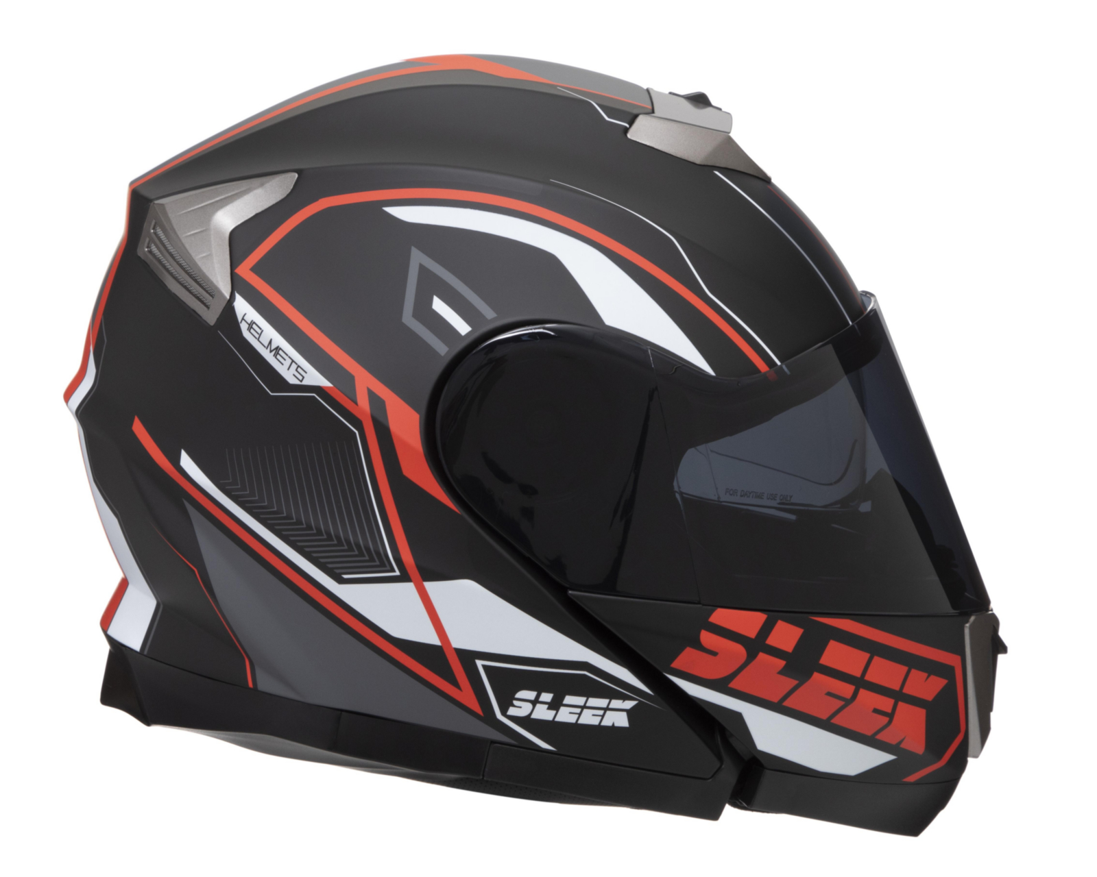 Foto 7 pulgar | Casco para Motociclista Sleek Grande Negro