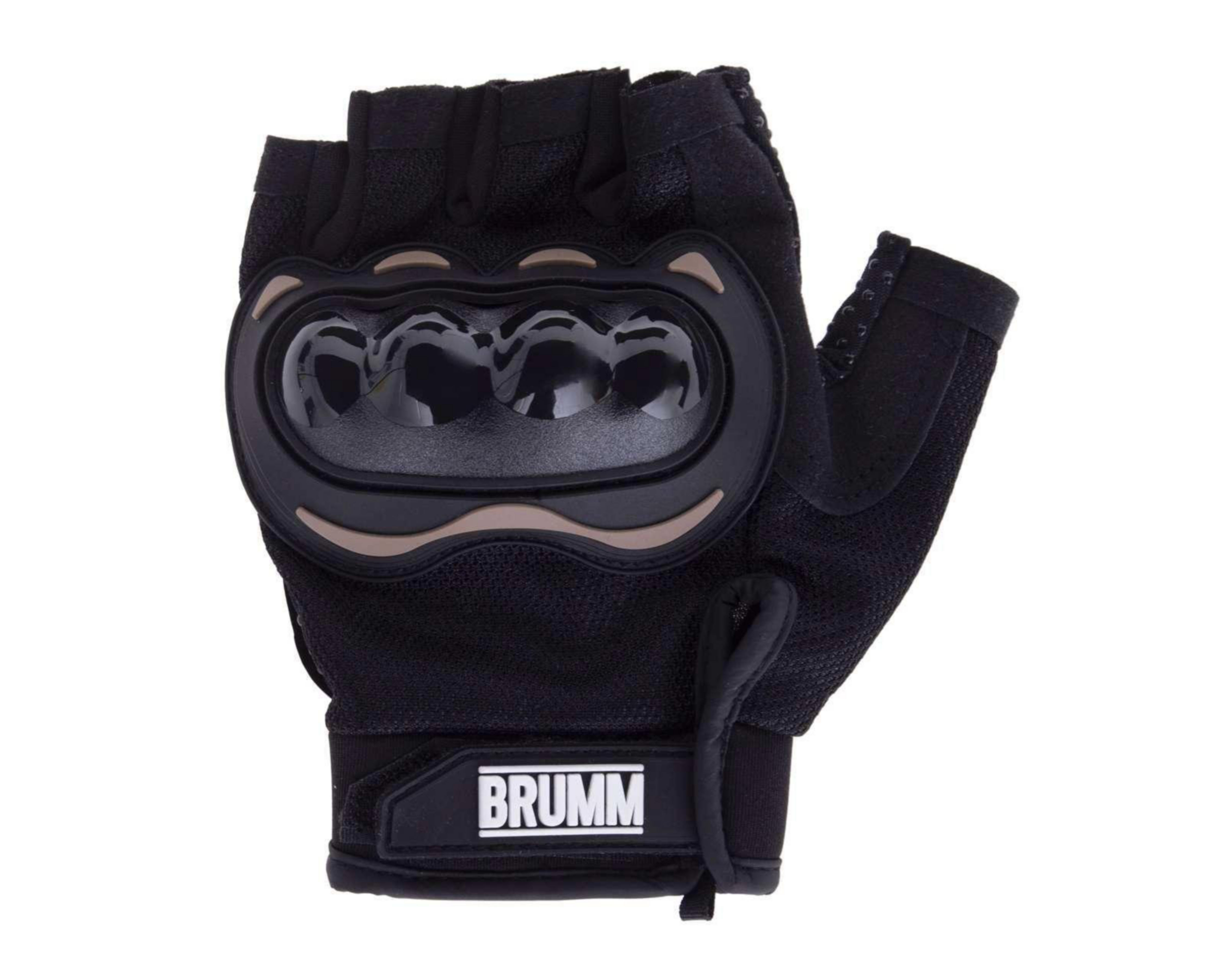 Foto 3 pulgar | Guantes para Motociclista Brumm Negros Medianos