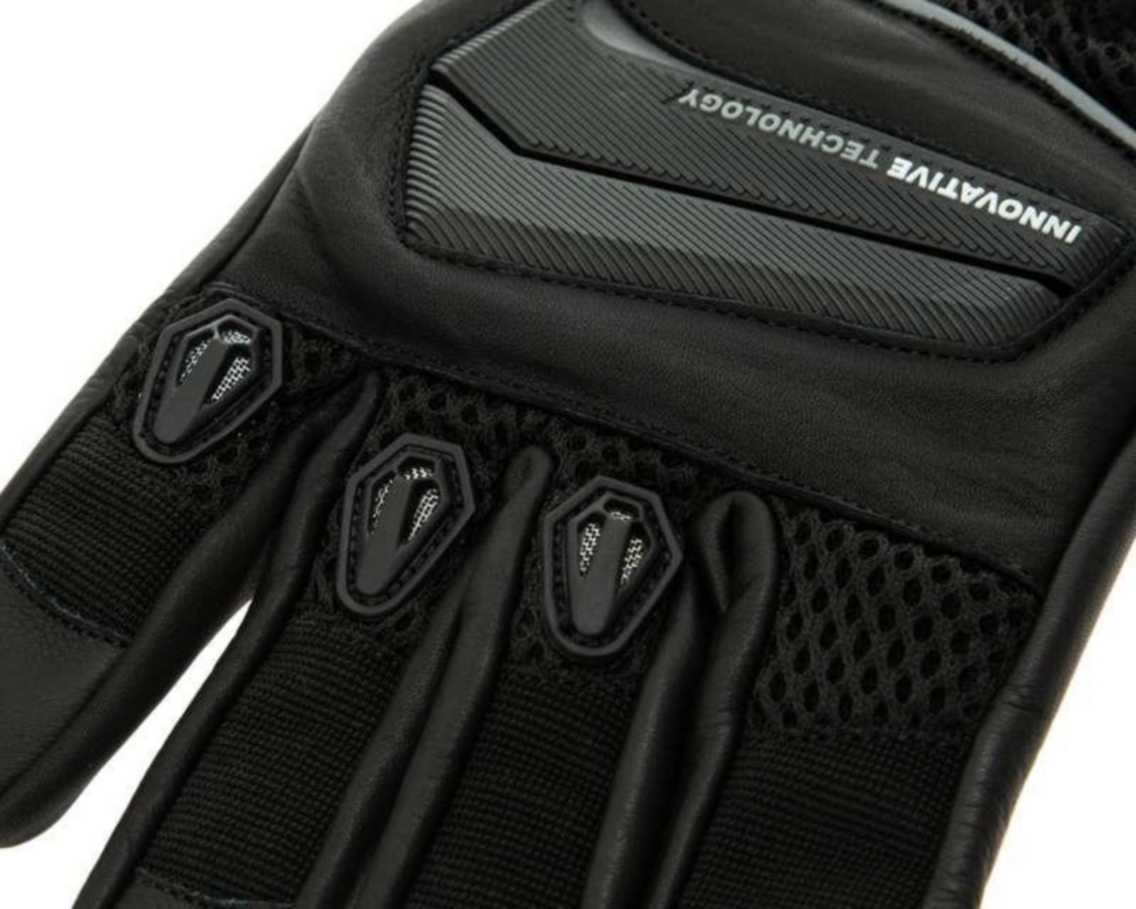 Foto 4 pulgar | Guantes de Piel para Motociclista Edge ED-10893 Negro Grandes