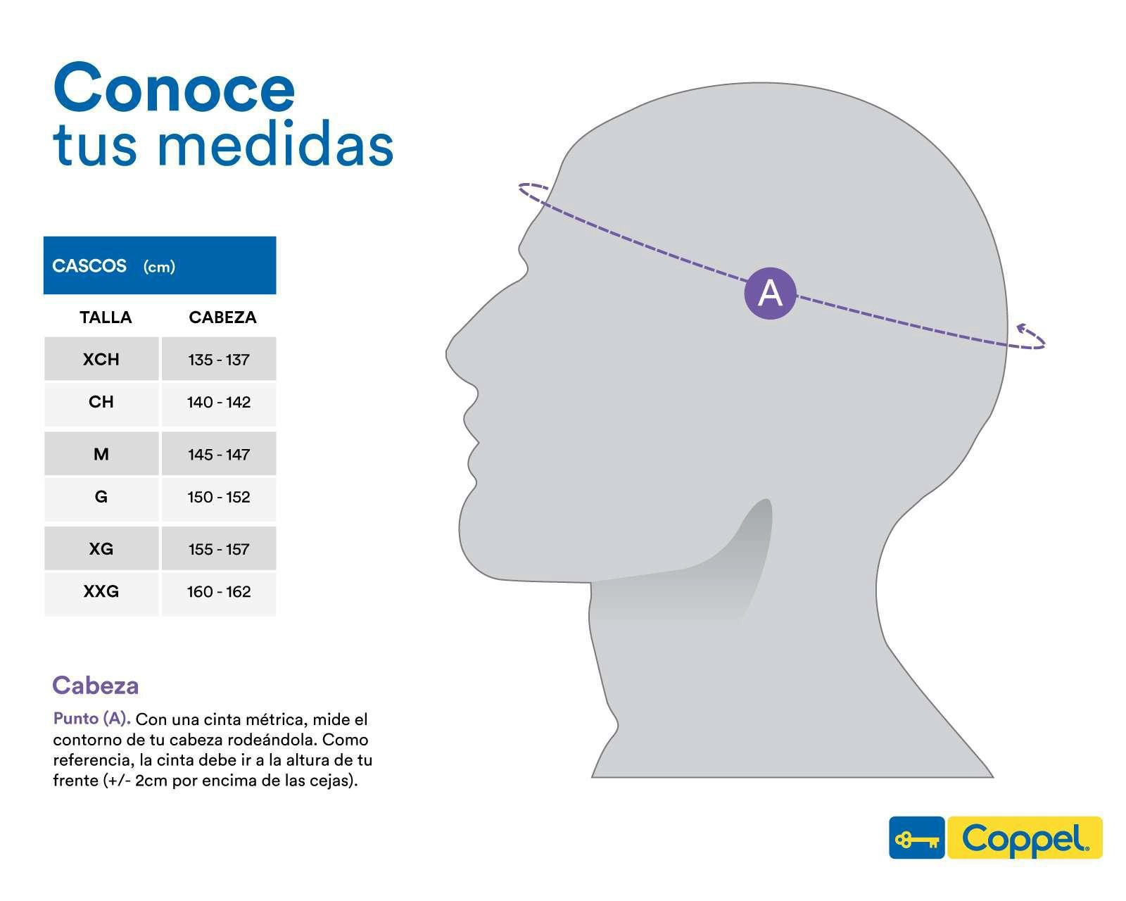 Foto 5 | Casco para Motociclista Sleek Grande
