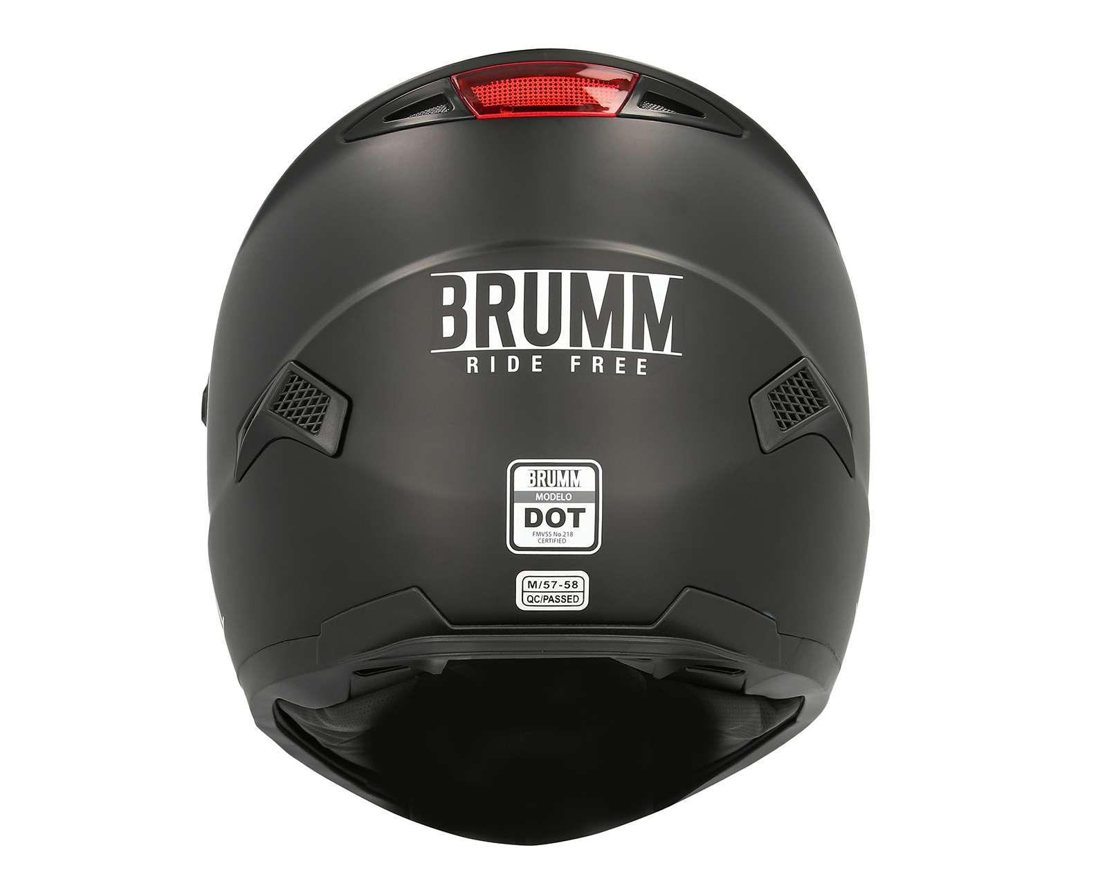 Foto 4 | Casco para Motociclista Brumm Mediano