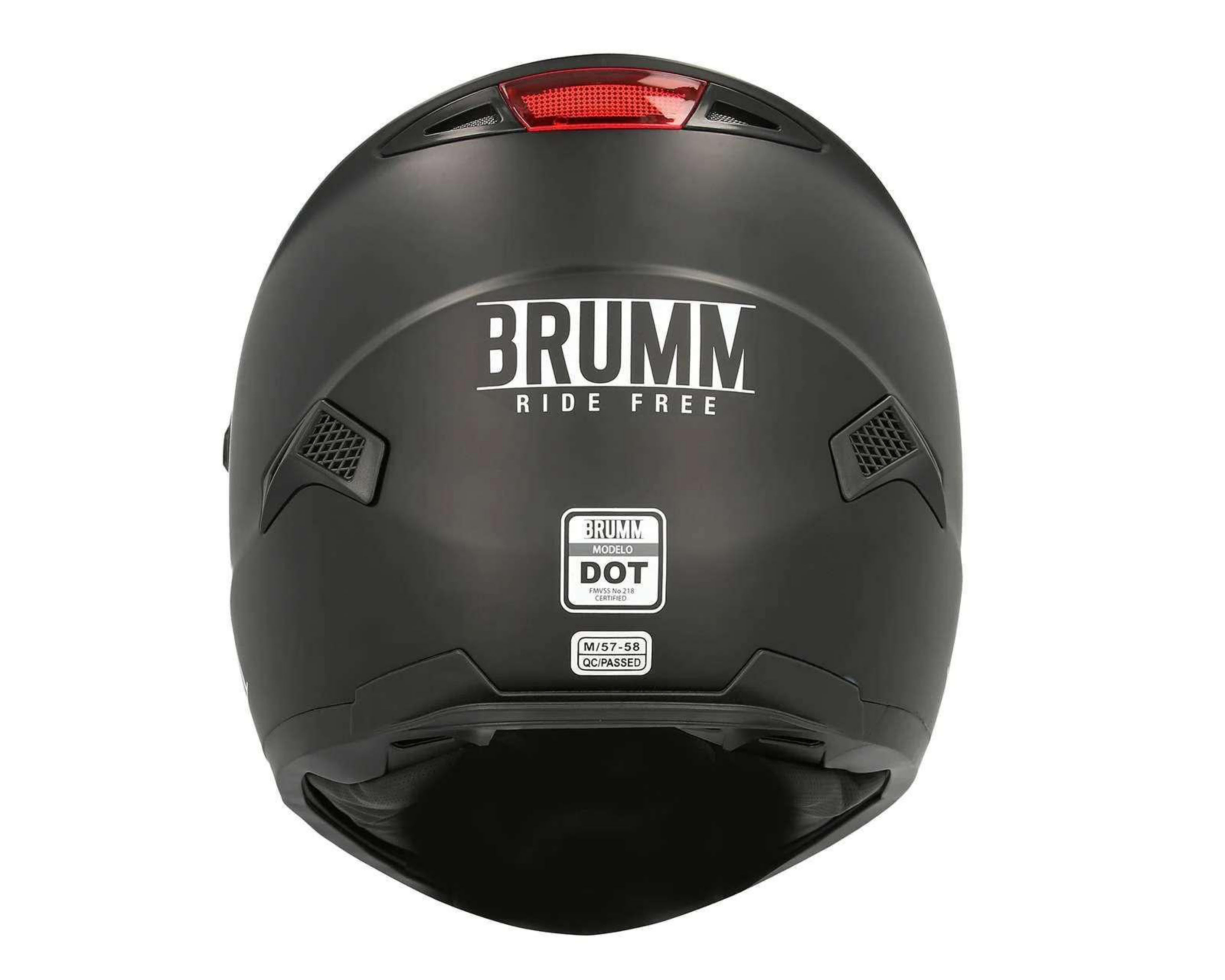 Foto 5 pulgar | Casco para Motociclista Brumm Grande