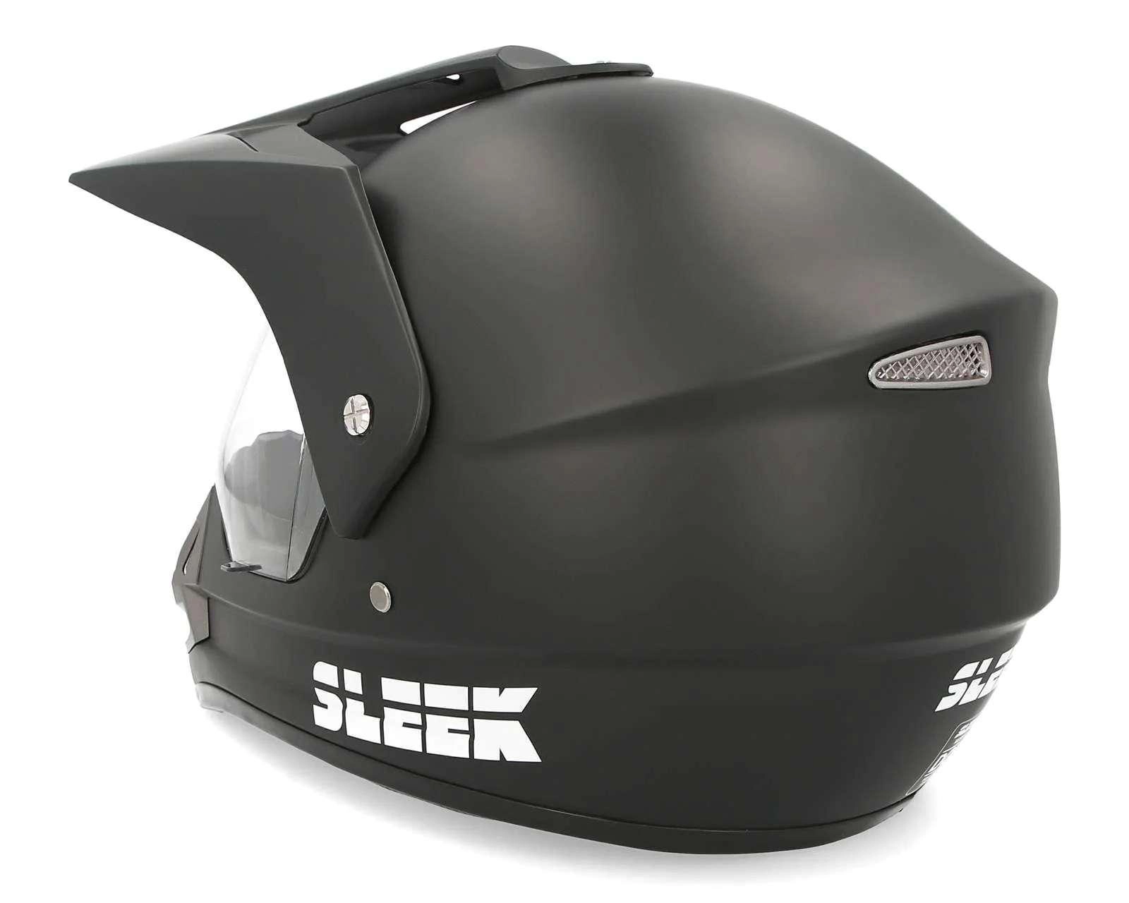 Foto 4 pulgar | Casco de Motociclista Sleek EG-130732 Grande Negro