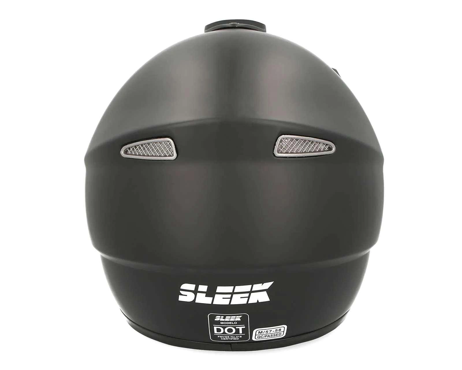 Foto 5 pulgar | Casco de Motociclista Sleek EG-130732 Grande Negro