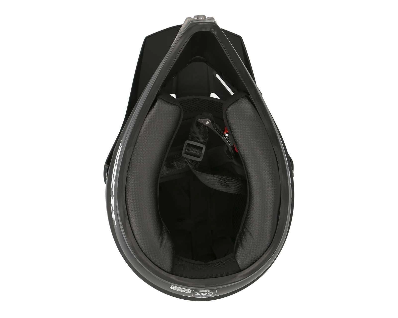 Foto 8 pulgar | Casco de Motociclista Sleek EG-130732 Grande Negro