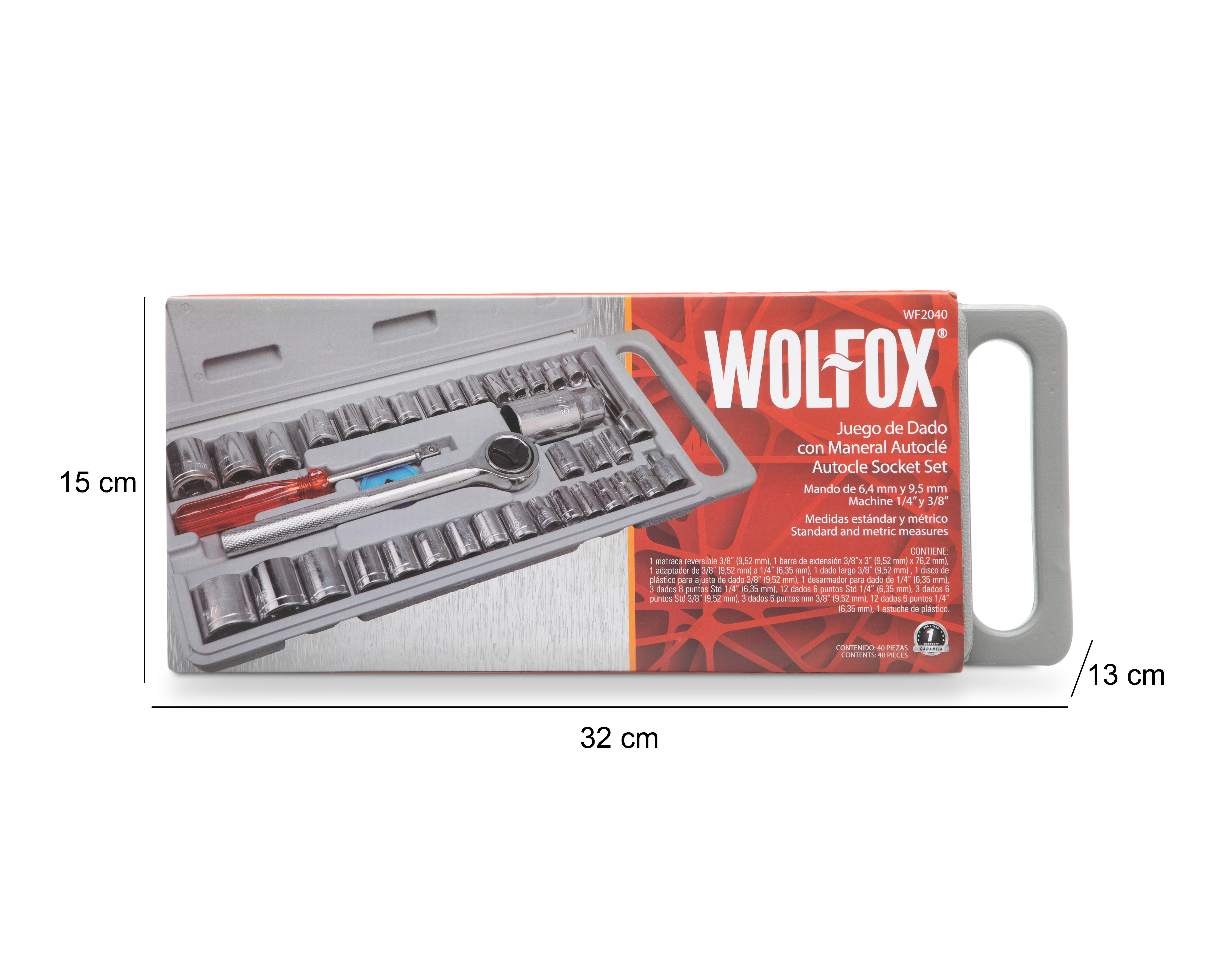 Foto 5 | Estuche de Herramientas Wolfox 40 Piezas