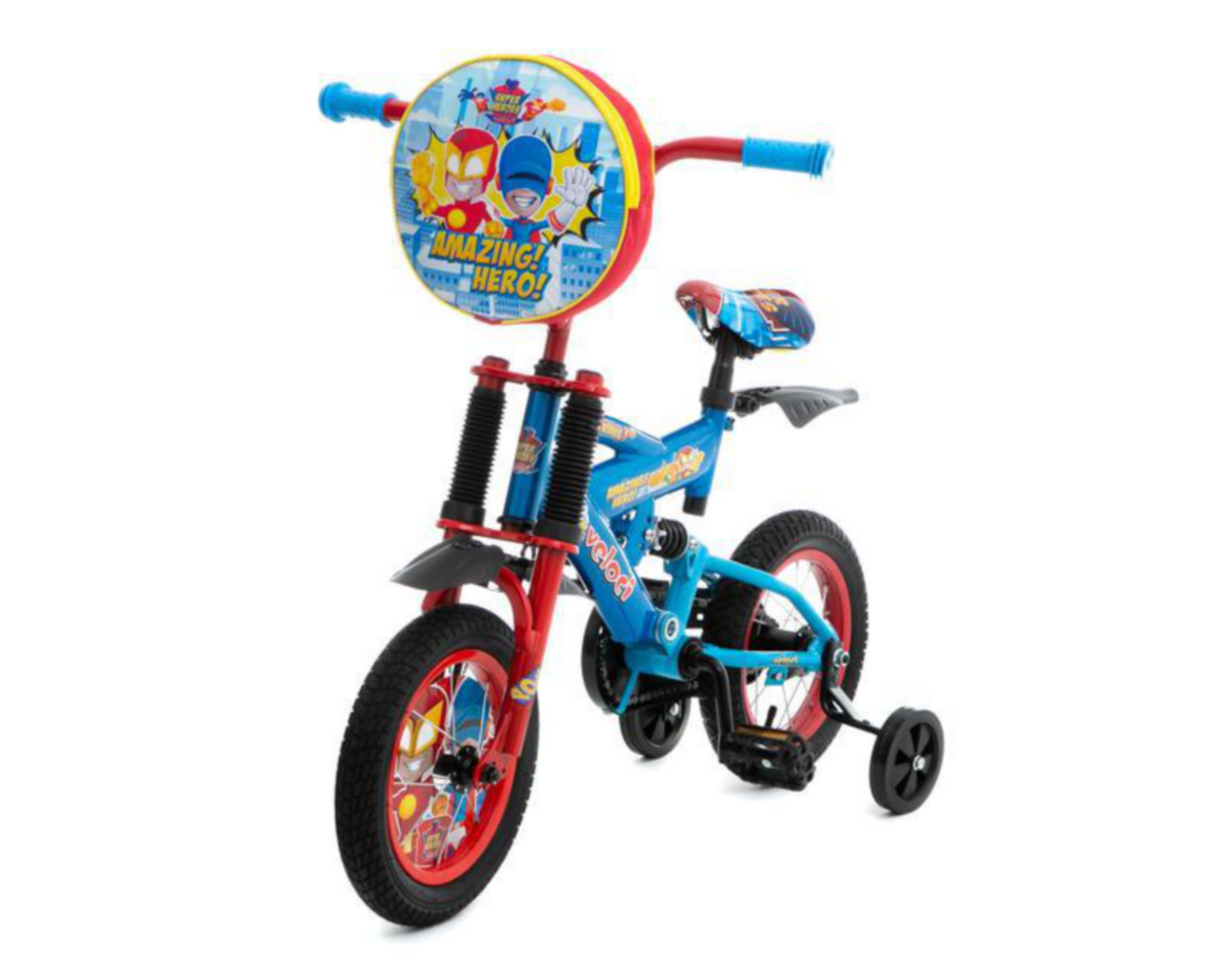 Foto 3 pulgar | Bicicleta Veloci Super Heroes Rin 12"