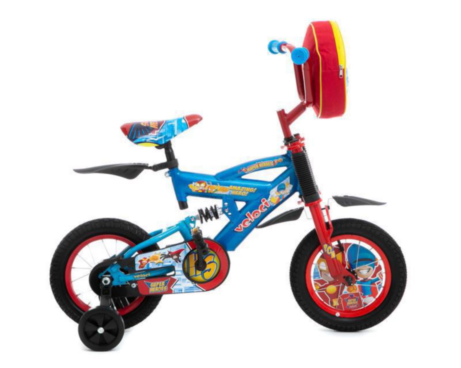 Foto 4 pulgar | Bicicleta Veloci Super Heroes Rin 12"