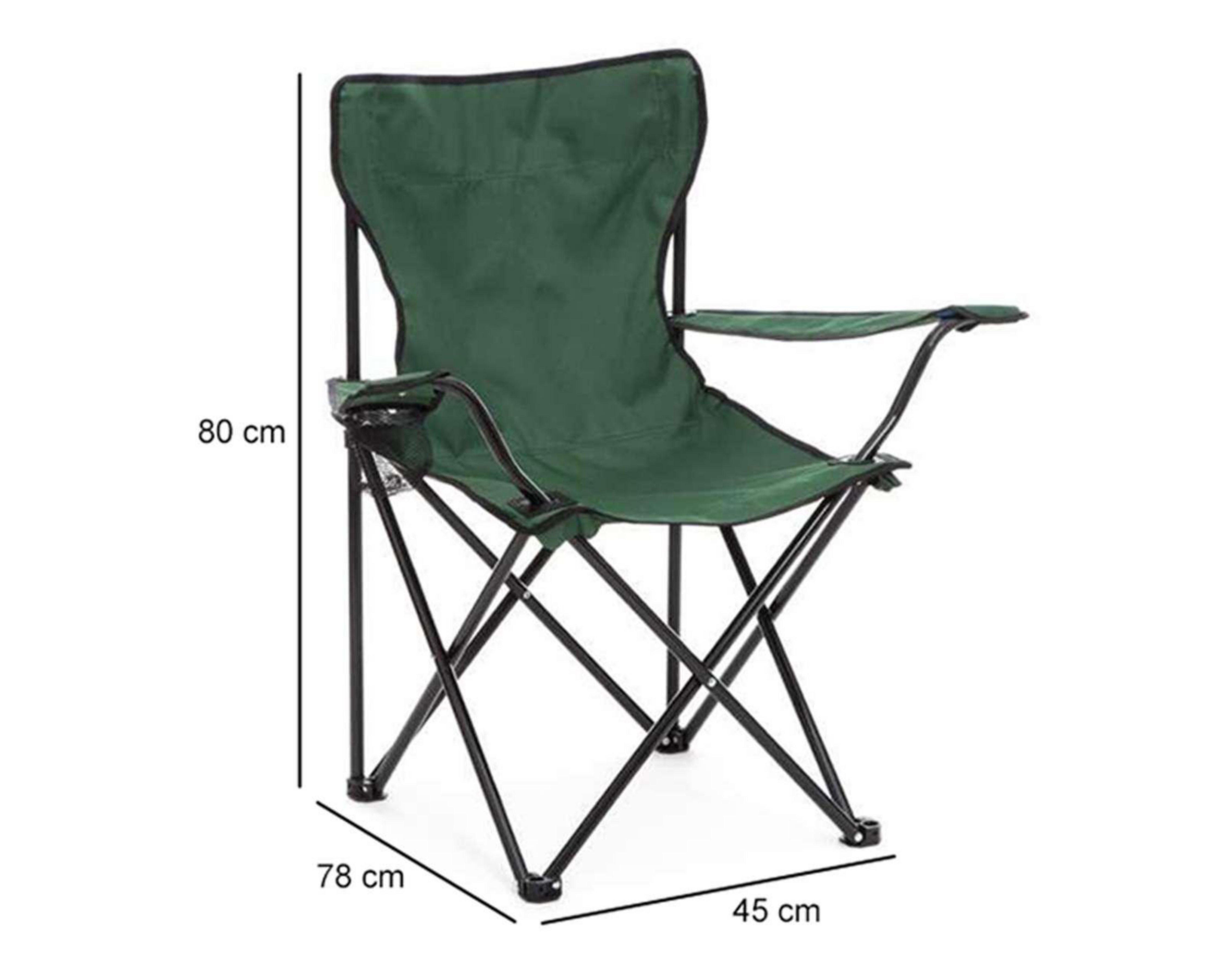 Foto 9 pulgar | Silla Plegable Congo HM00059 Verde