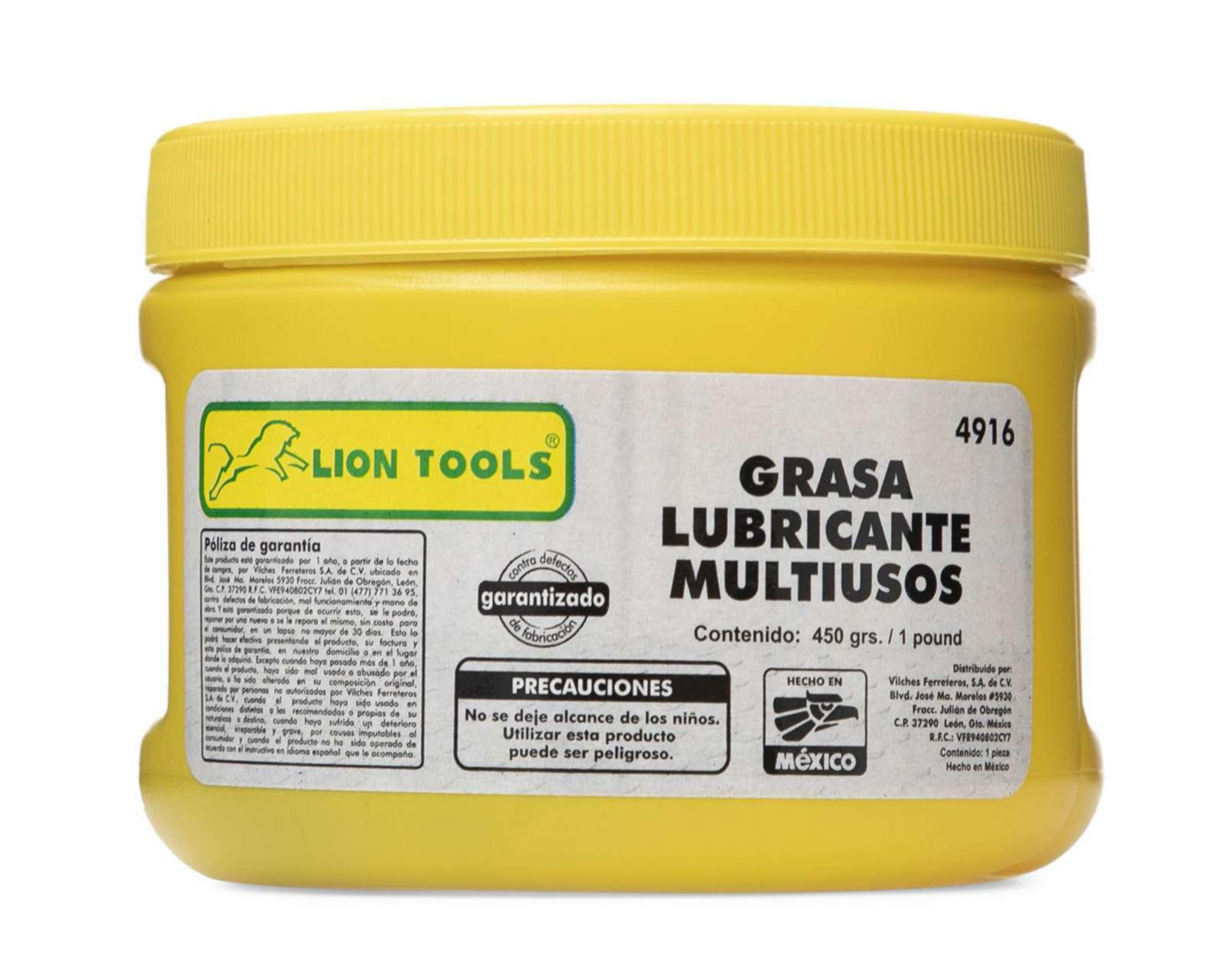 Foto 2 pulgar | Grasa para Herramientas Lion Tools 450 g