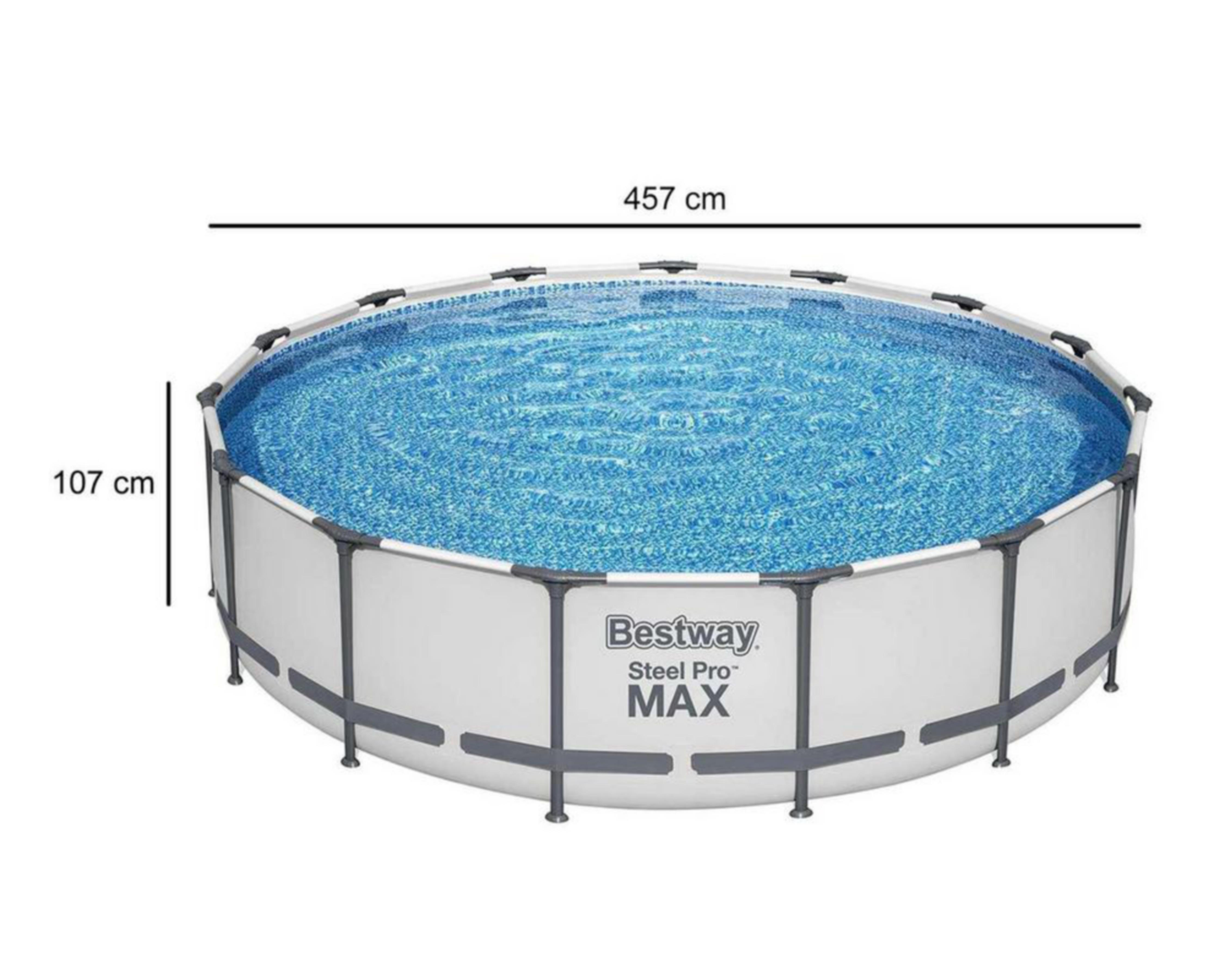 Foto 8 pulgar | Alberca Circular Bestway 14,970 L 457 x 107 cm