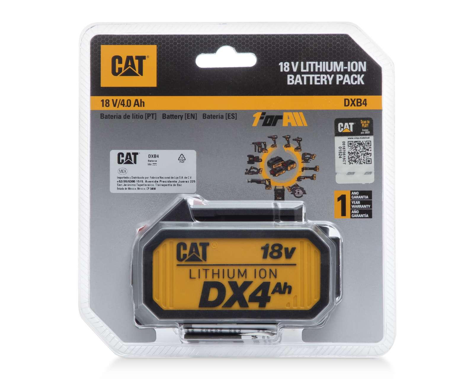 Foto 1 | Batería de Iones de Litio Caterpillar 18 v
