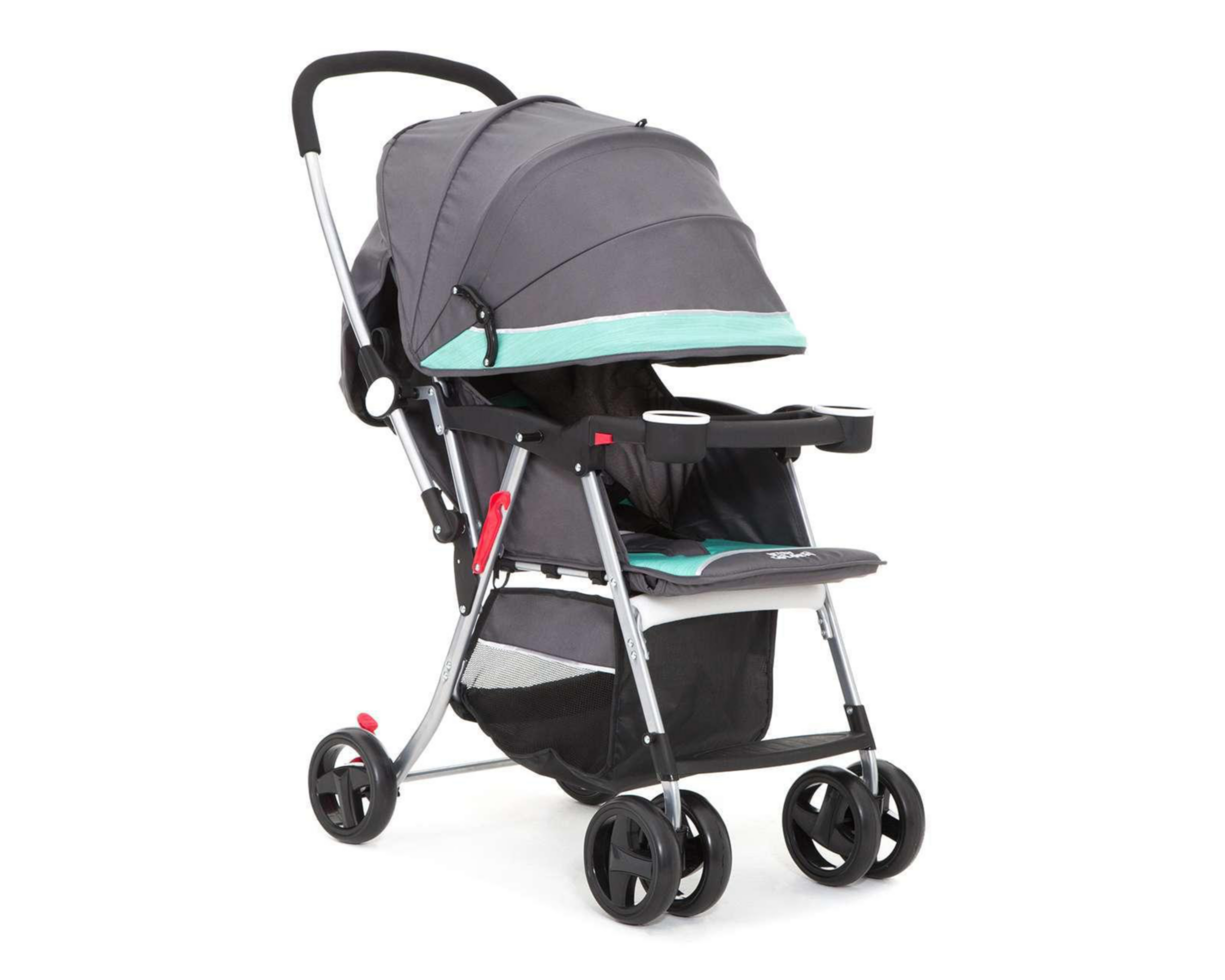 Foto 2 pulgar | Carriola Baby Colors Aqua CD-S531B Reversible Gris