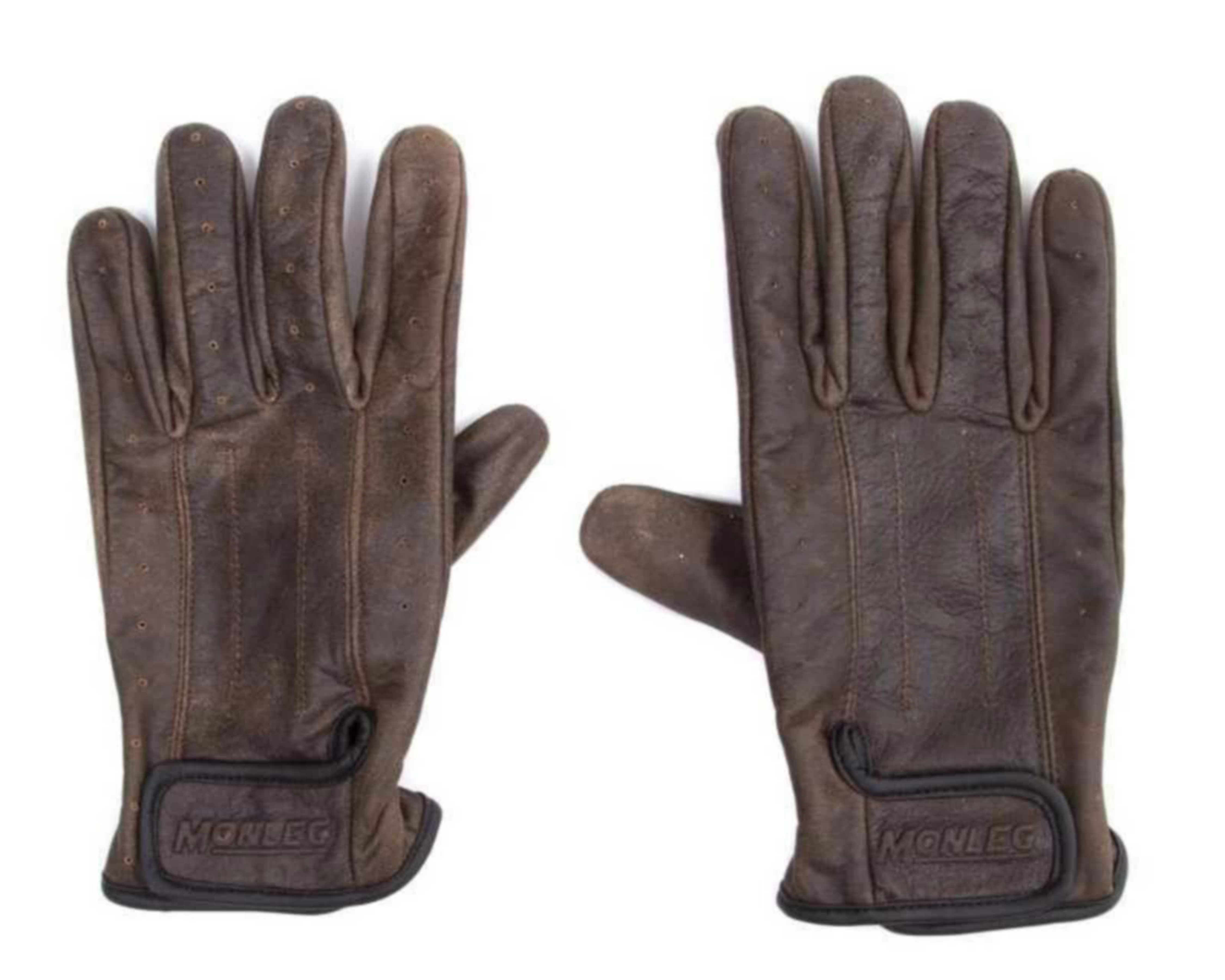 Guantes de Piel para Motociclista Monleg Grandes