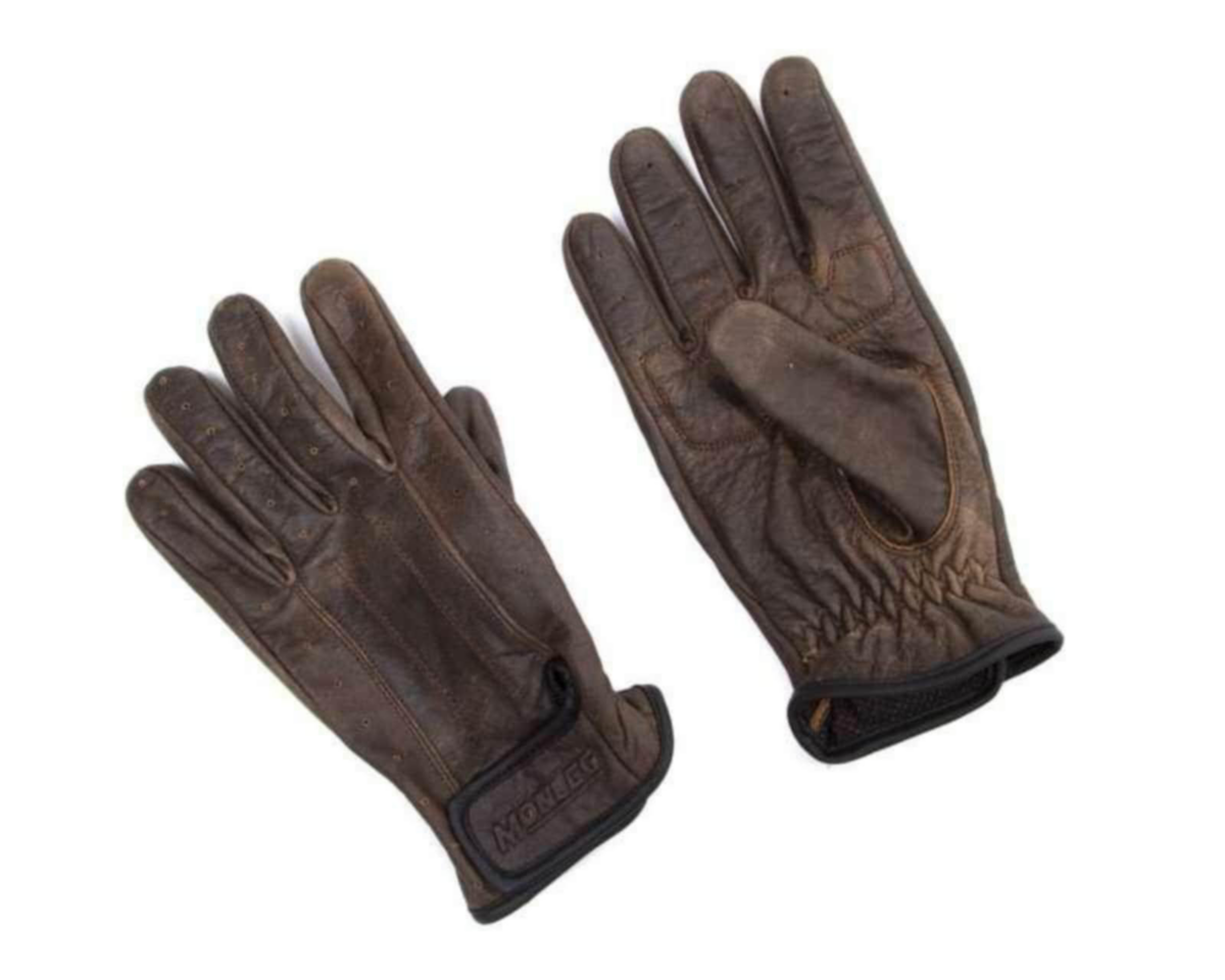 Foto 3 pulgar | Guantes de Piel para Motociclista Monleg Grandes