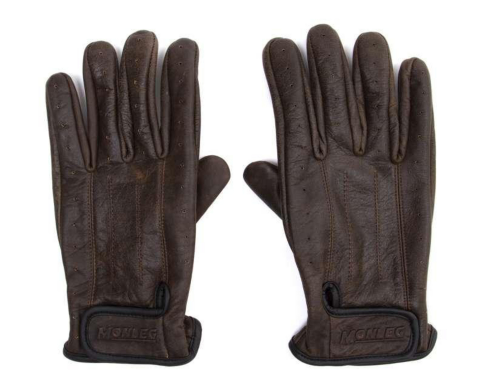 Guantes de Piel para Motociclista Monleg Talla XL