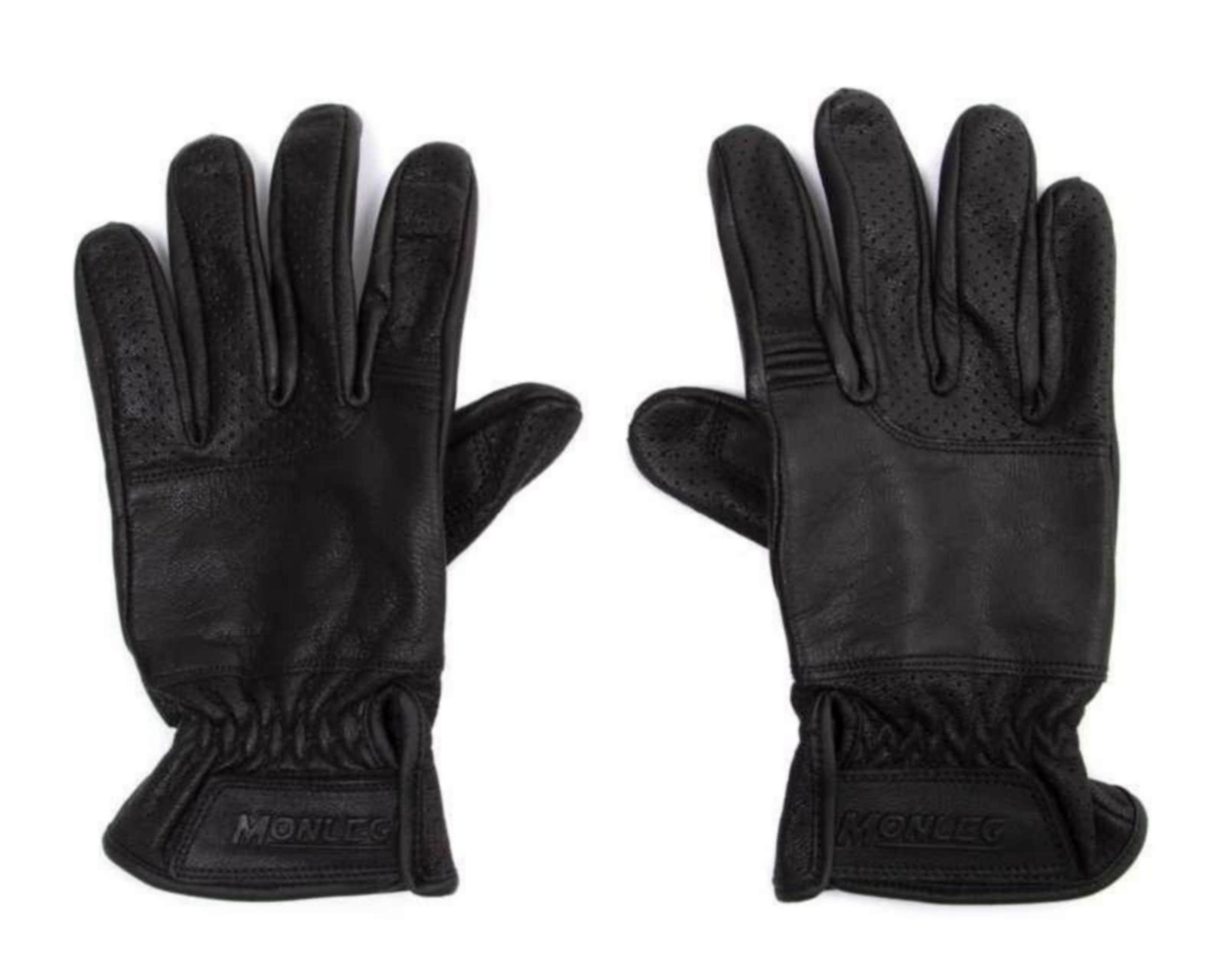 Guantes de Piel para Motociclista Monleg talla Grande