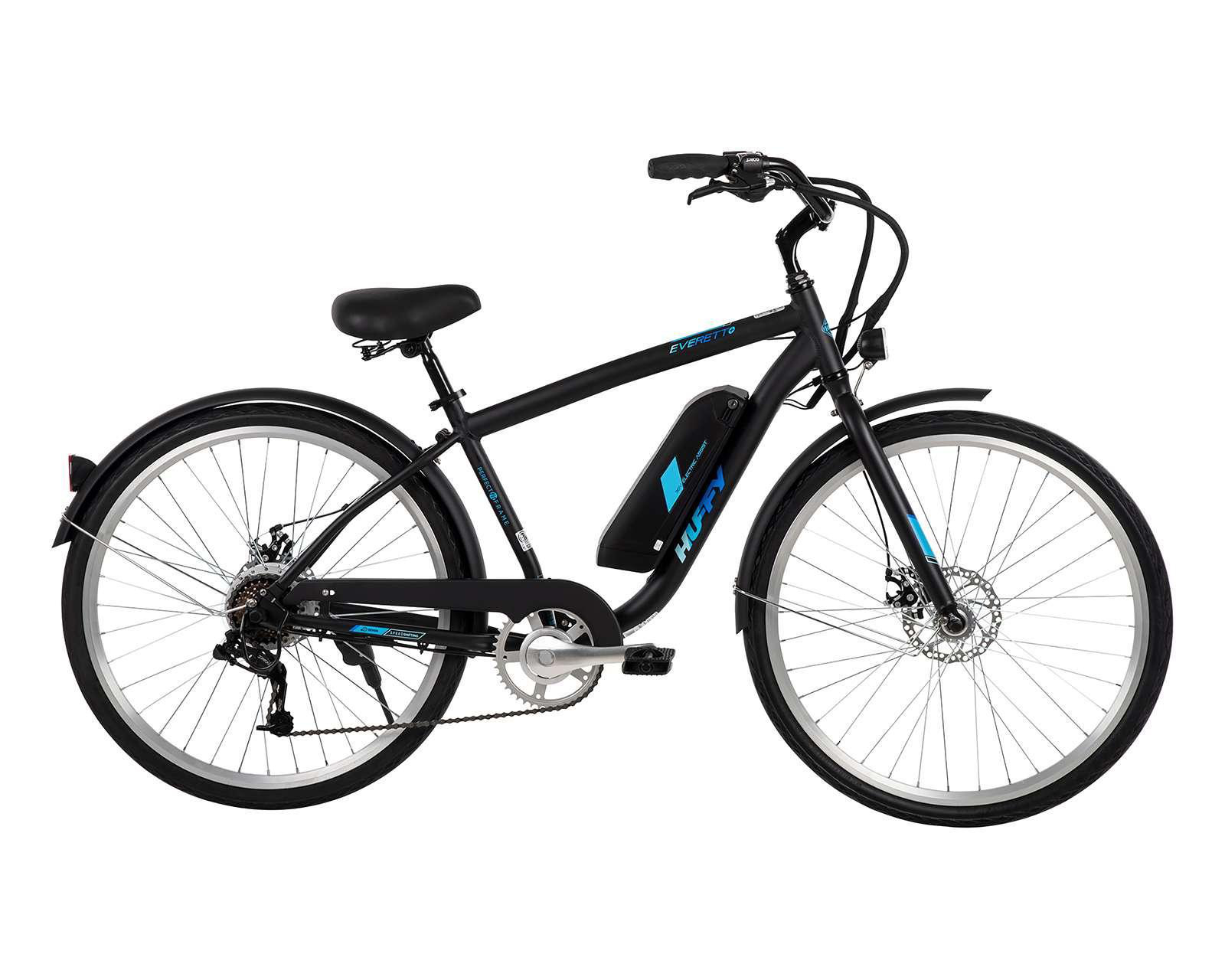 Bicicleta Eléctrica Huffy Everett 27.5" Negra