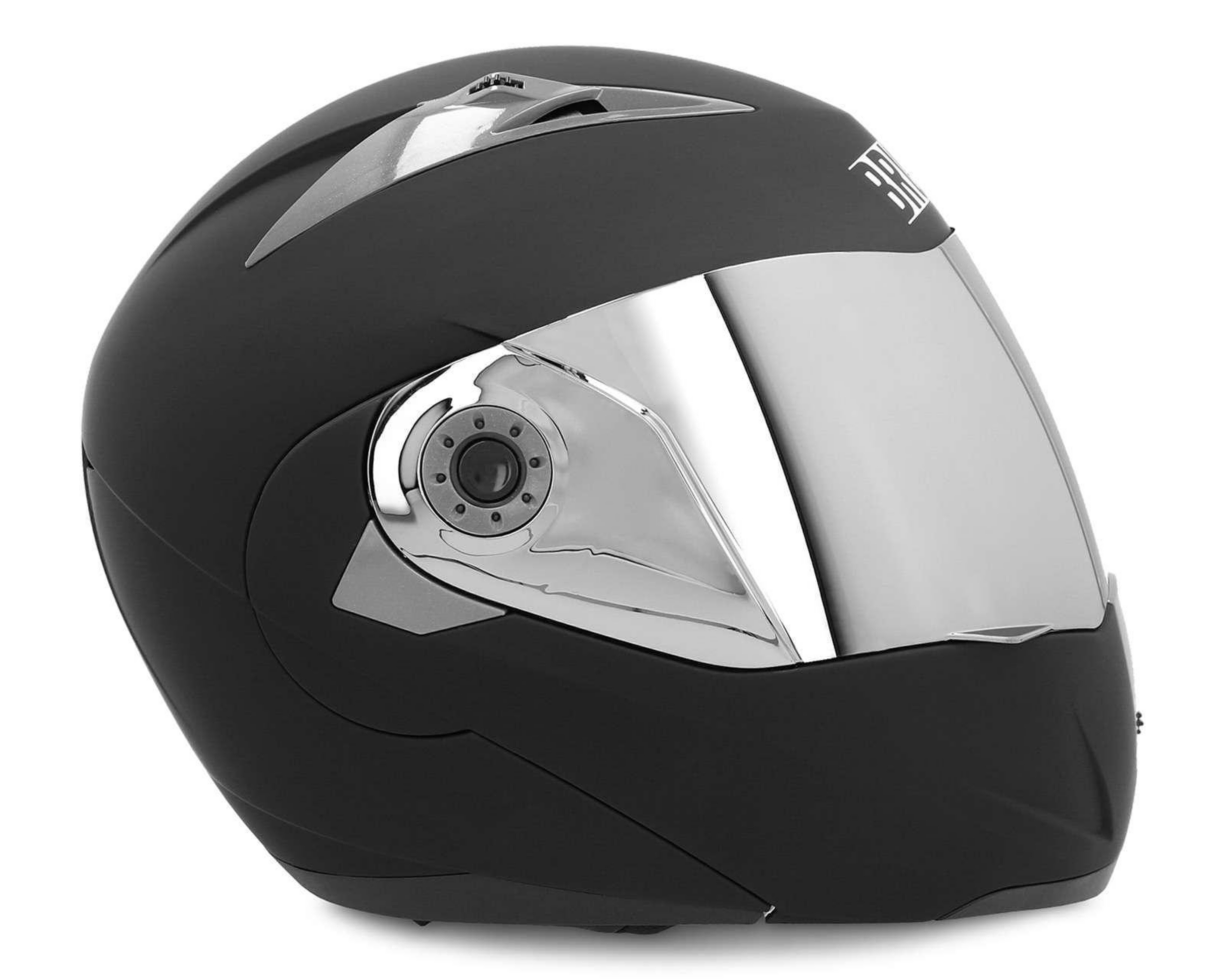 Foto 3 pulgar | Casco para Motociclista Brumm Grande Negro