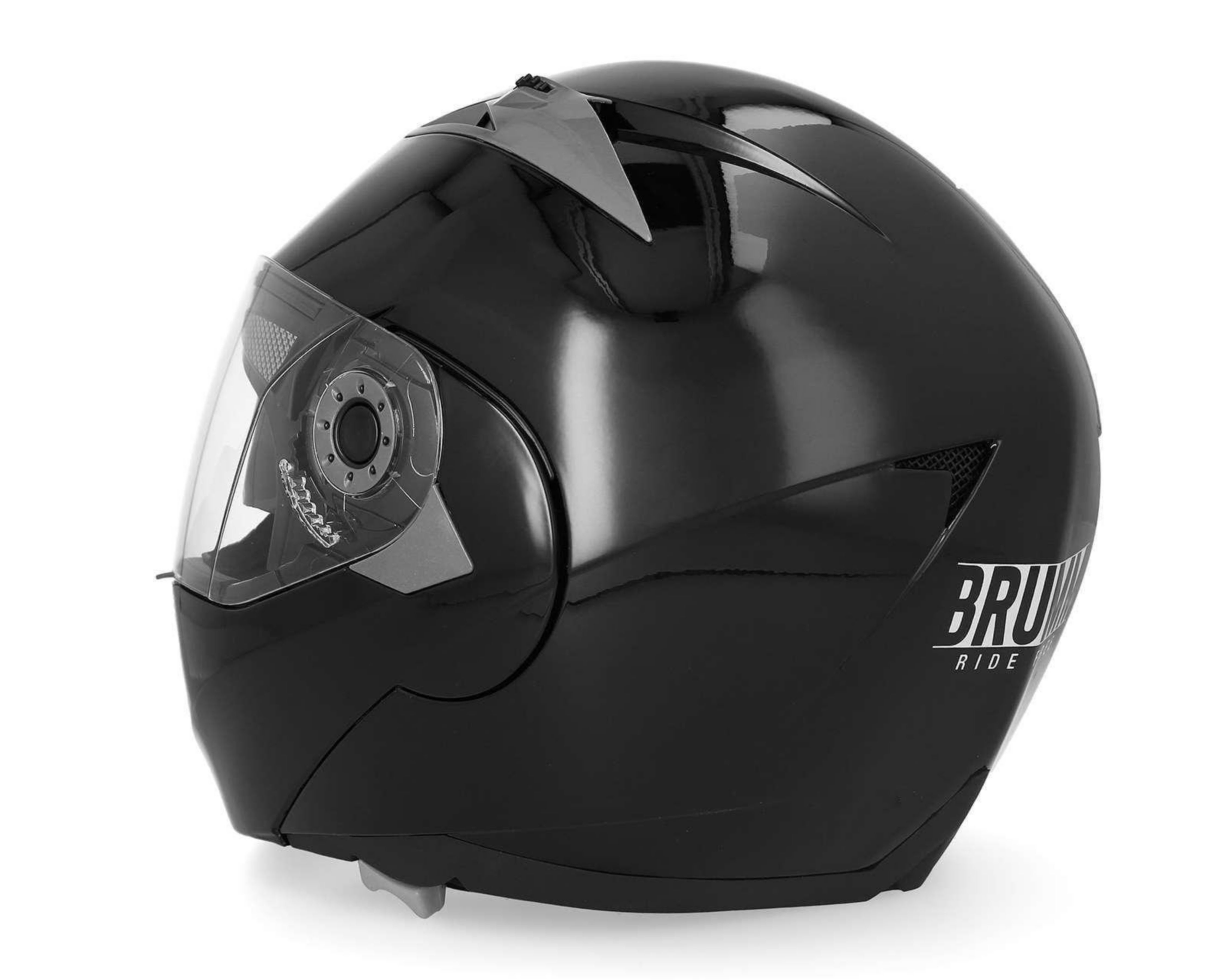 Foto 3 | Casco para Motocicleta Brumm Grande Visera Abatible Negro