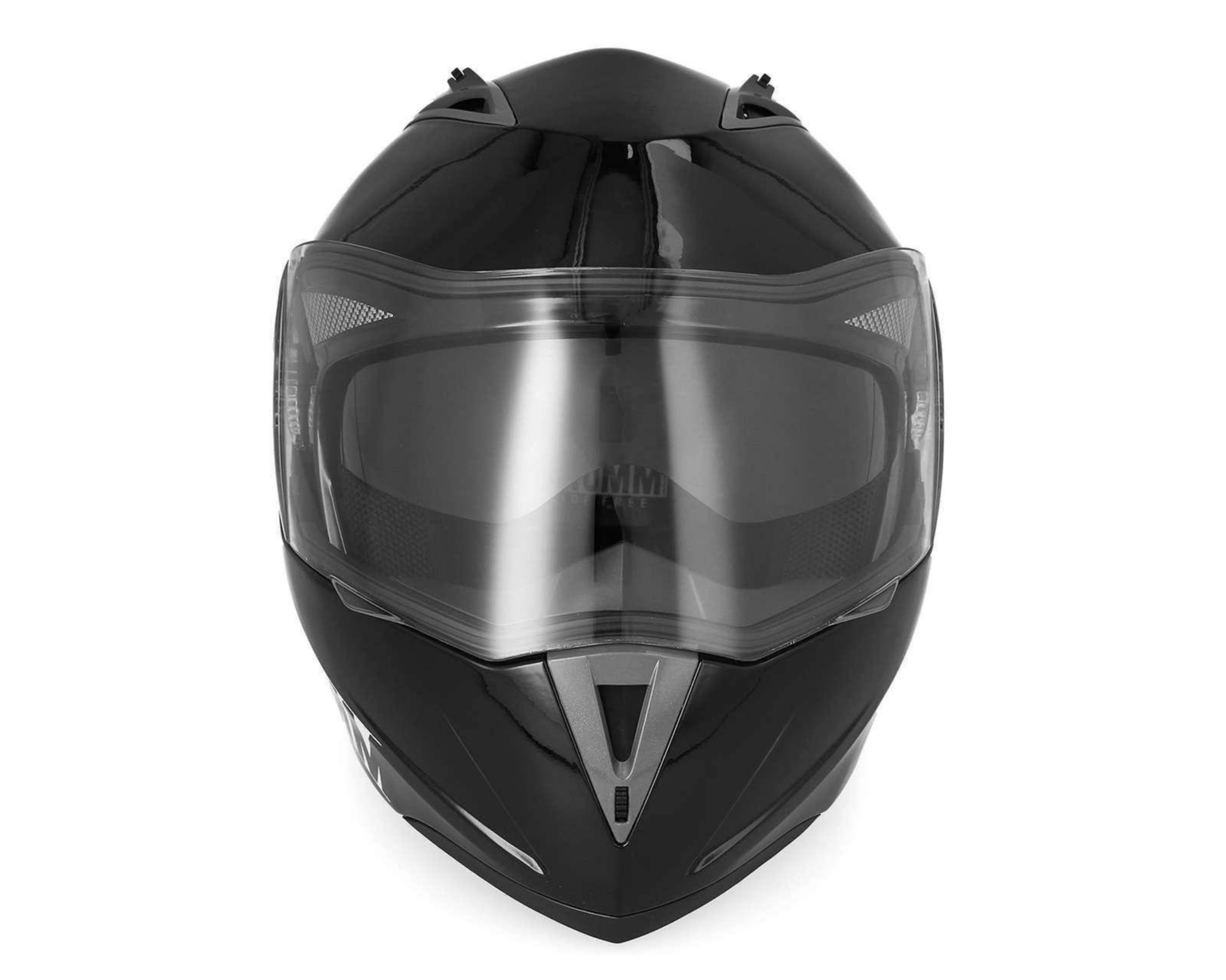 Foto 7 pulgar | Casco para Motocicleta Brumm Grande Visera Abatible Negro