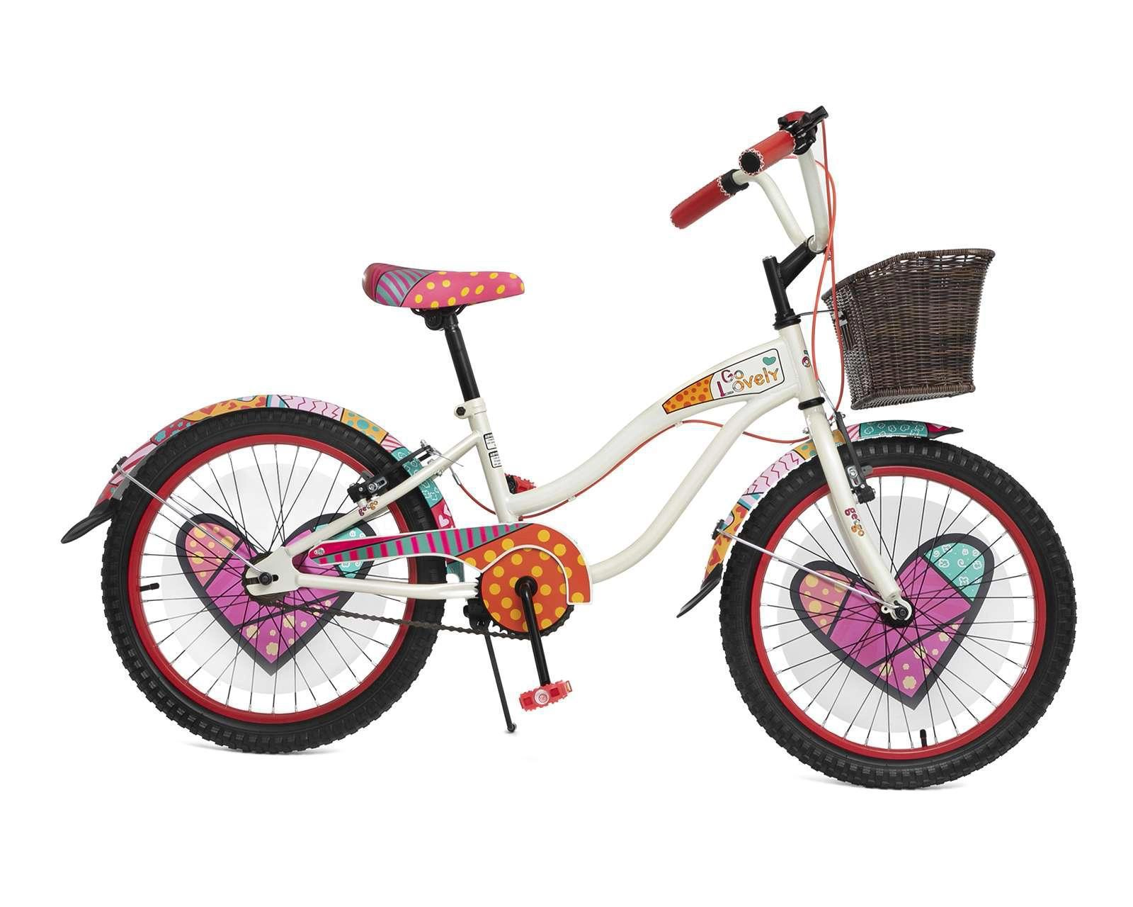 Foto 3 pulgar | Bicicleta Urbana GETGO Go Lovely 20" Blanca