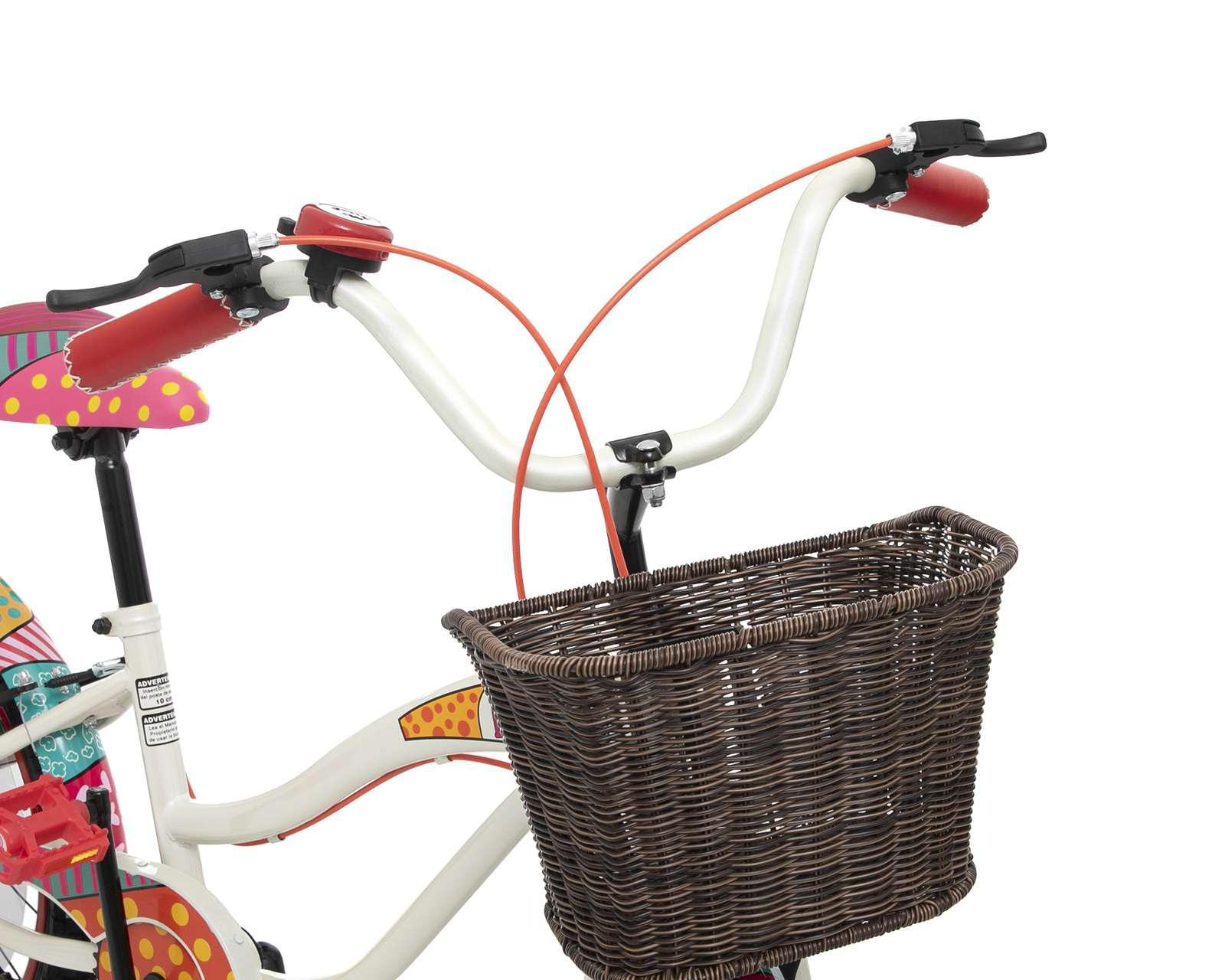 Foto 4 pulgar | Bicicleta Urbana GETGO Go Lovely 20" Blanca