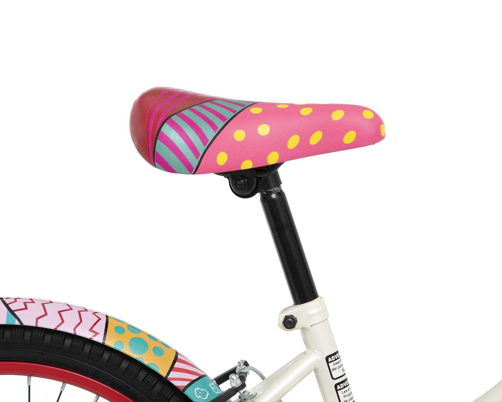 Foto 5 pulgar | Bicicleta Urbana GETGO Go Lovely 20" Blanca