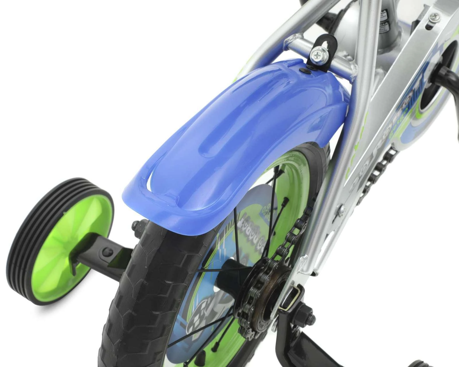 Foto 7 pulgar | Bicicleta Infantil Getgo Go Robot 12" Azul/Verde