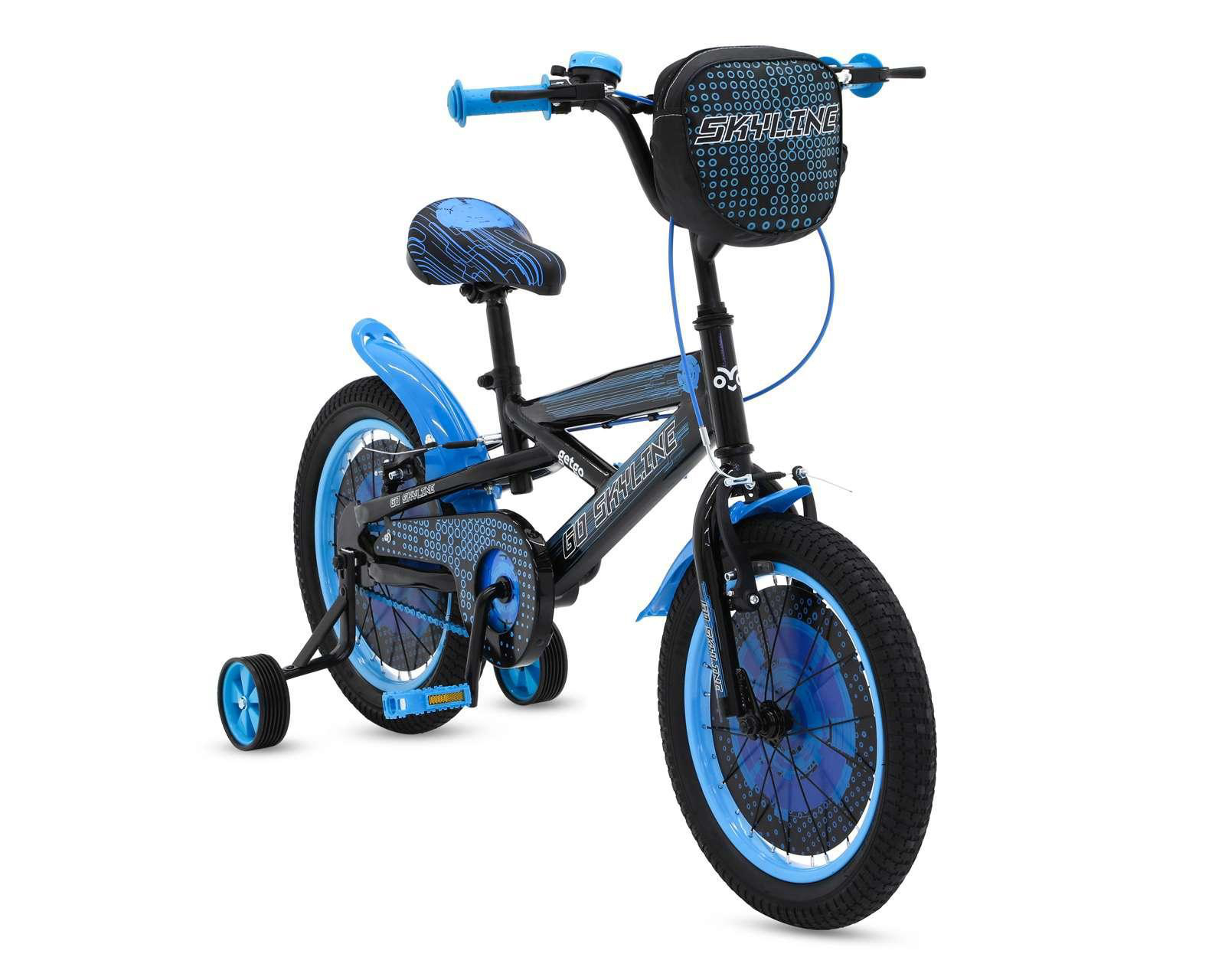 Foto 2 pulgar | Bicicleta Infantil Getgo Go Skyline 16" Azul