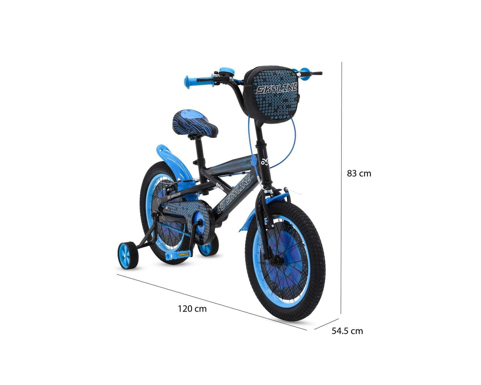 Foto 7 pulgar | Bicicleta Infantil Getgo Go Skyline 16" Azul