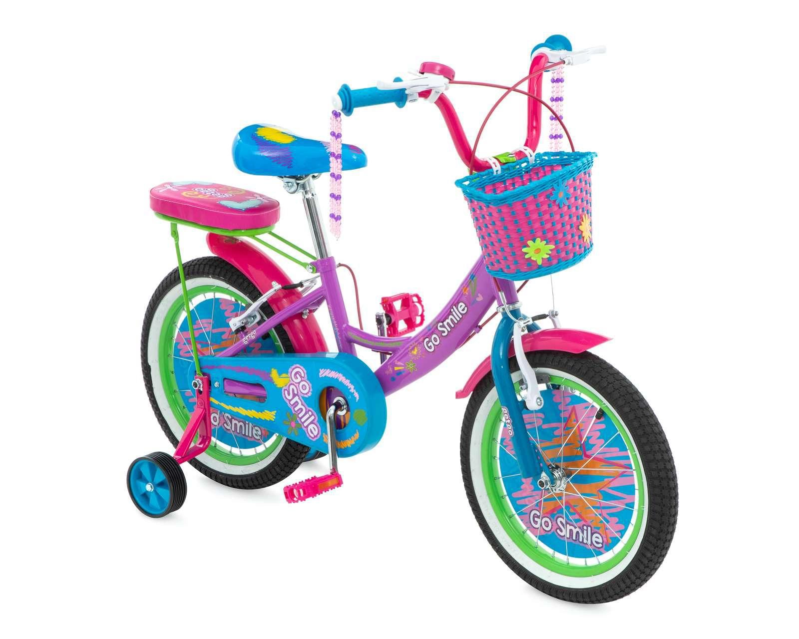 Foto 2 pulgar | Bicicleta Getgo Go Smile 16" Multicolor