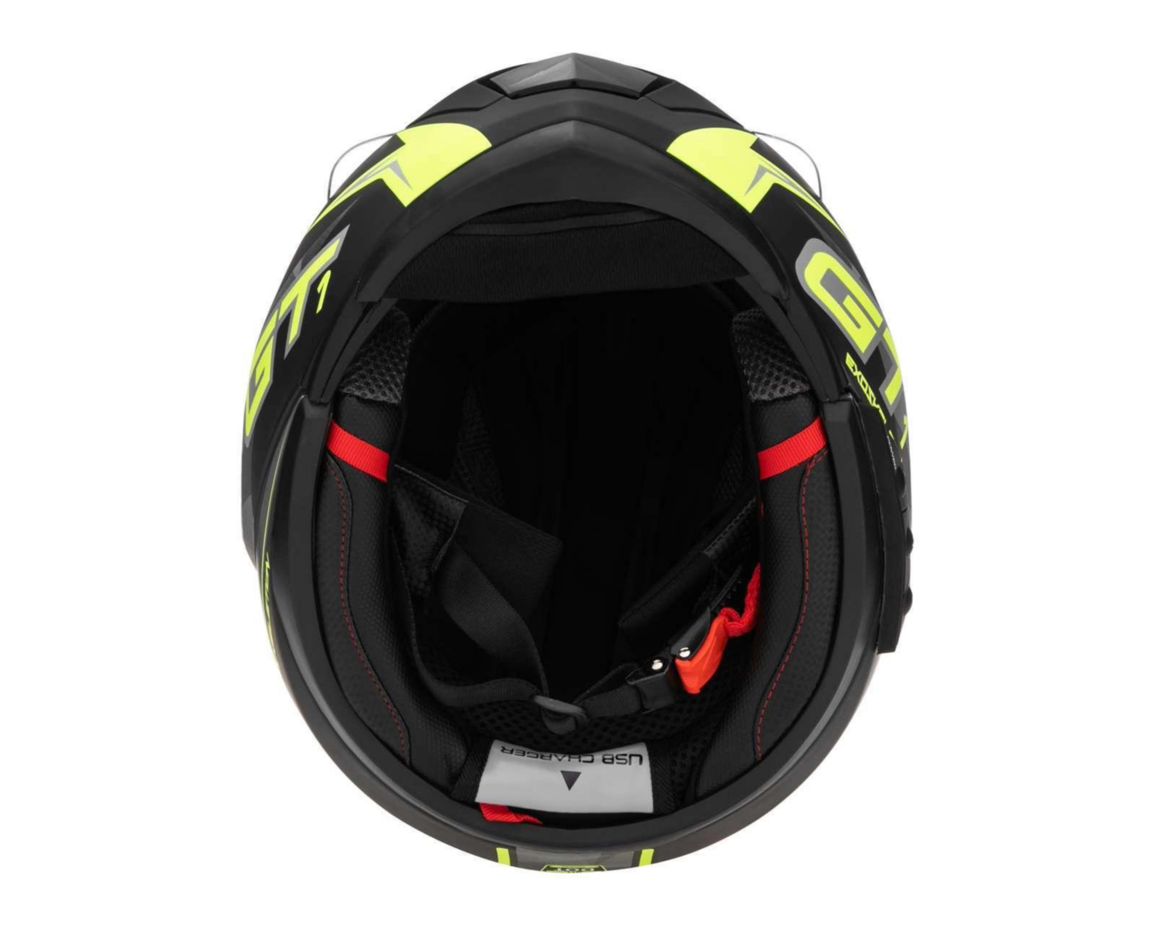 Foto 7 | Casco para Motociclista Exoskeleton Mediano Negro