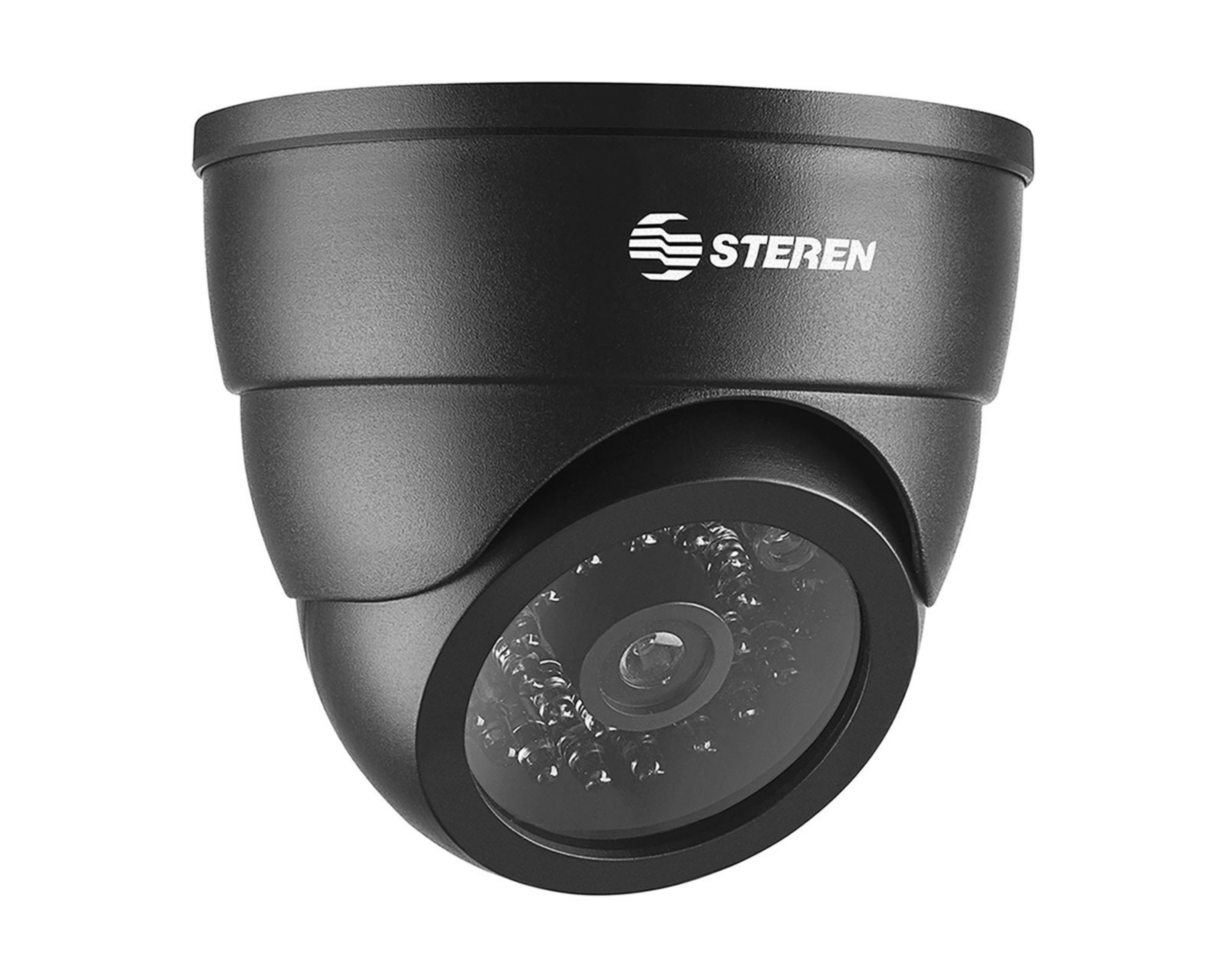 Foto 4 pulgar | Cámara de Seguridad Tipo Domo Simulada Steren CCTV-293 Negra